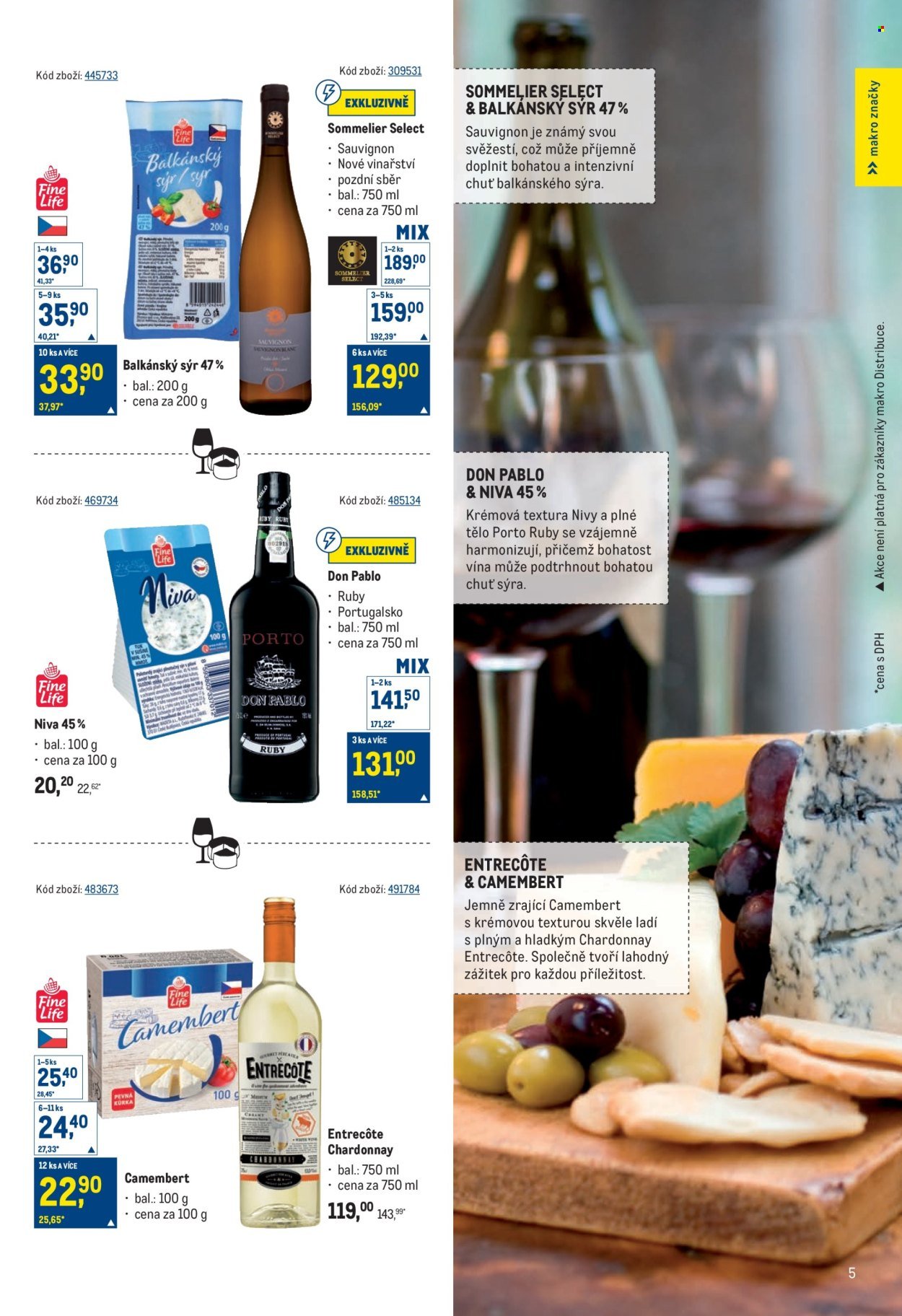 MAKRO leták - Vína a sýry (2025-09-24 - 2025-10-21)