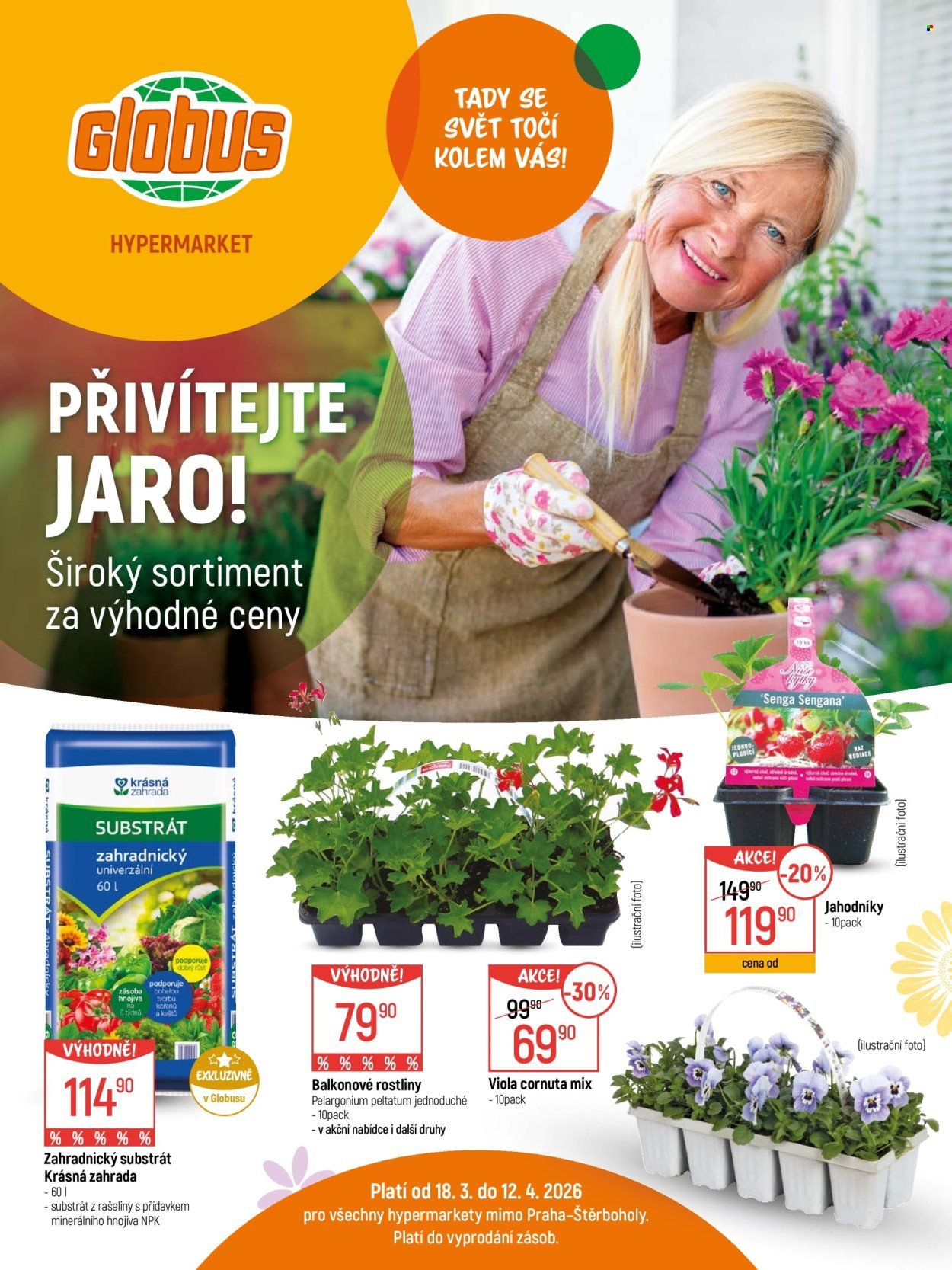 GLOBUS leták - Od středy 18.3.2026 (2026-03-18 - 2026-04-12)