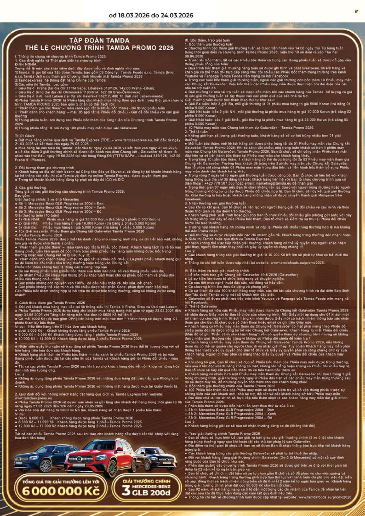 TAMDA FOODS leták - Od středy 18.3.2026 (2026-03-18 - 2026-03-24)