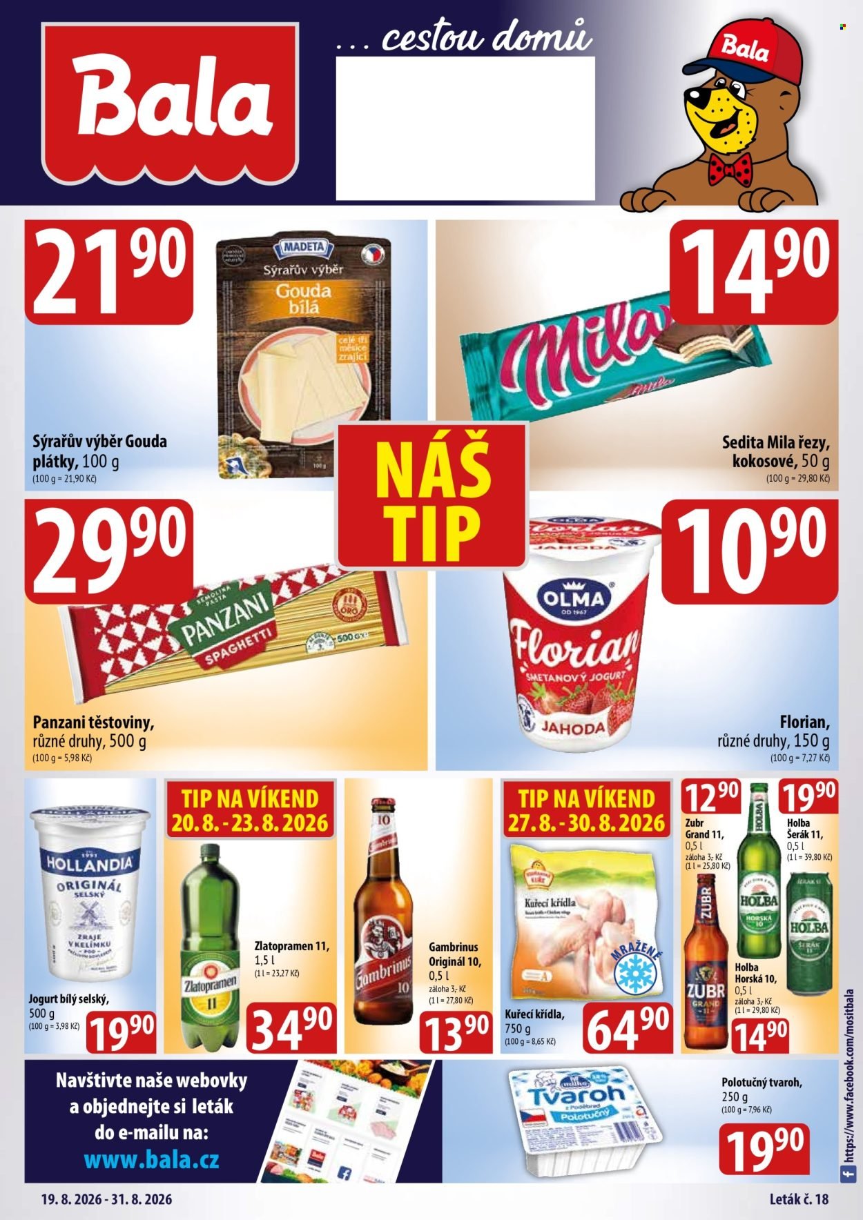 BALA leták - Velký leták Holba +