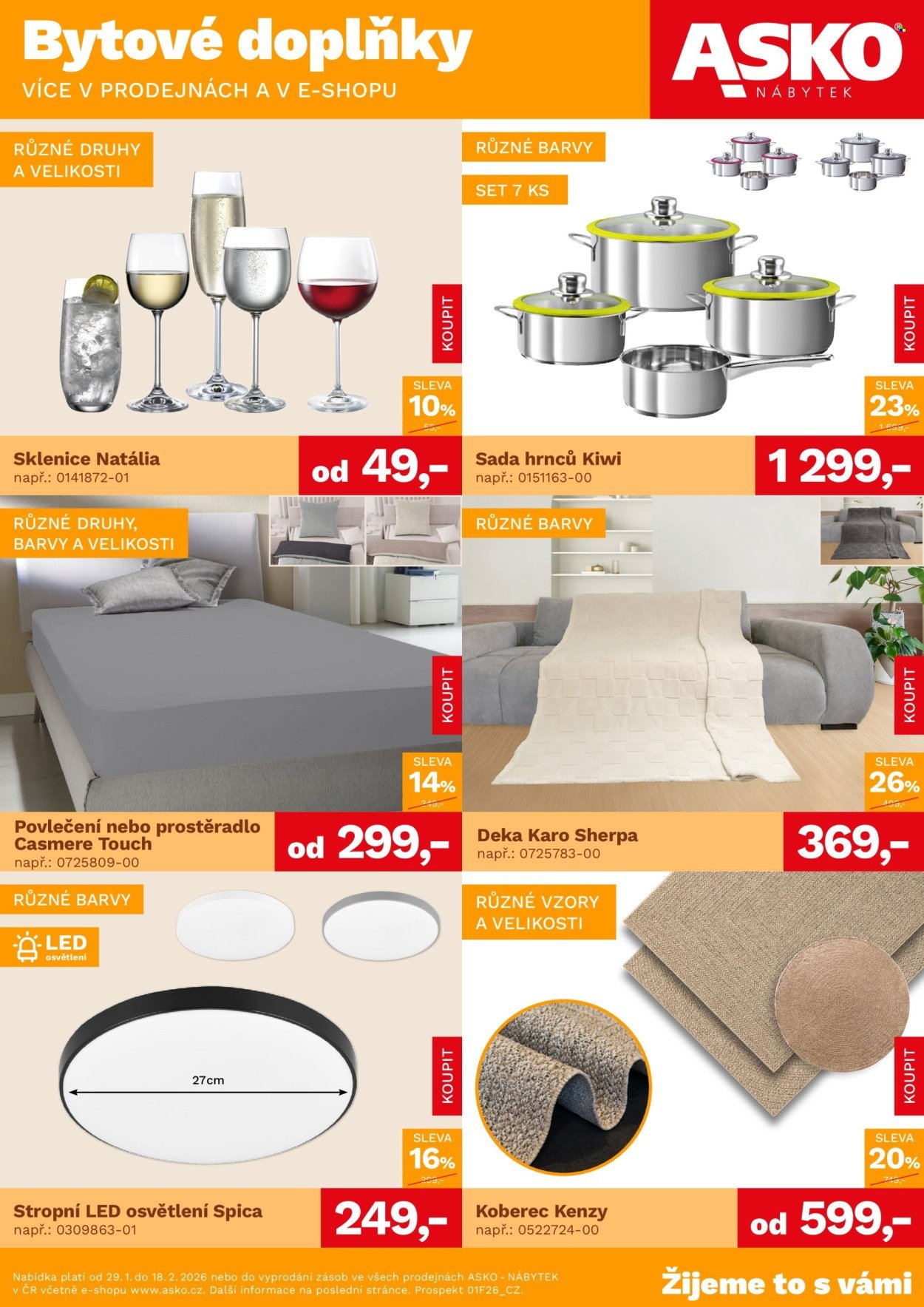 ASKO leták - Bytové doplňky za skvělé ceny (2026-01-29 - 2026-02-18)