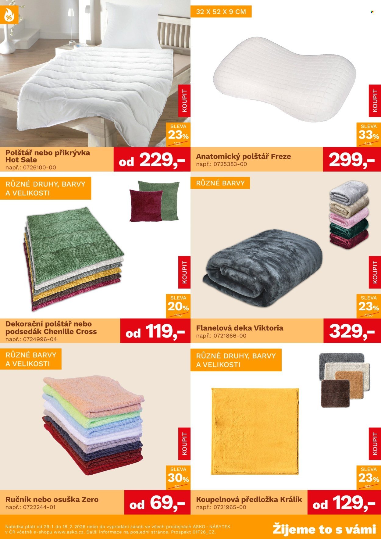 ASKO leták - Bytové doplňky za skvělé ceny (2026-01-29 - 2026-02-18)