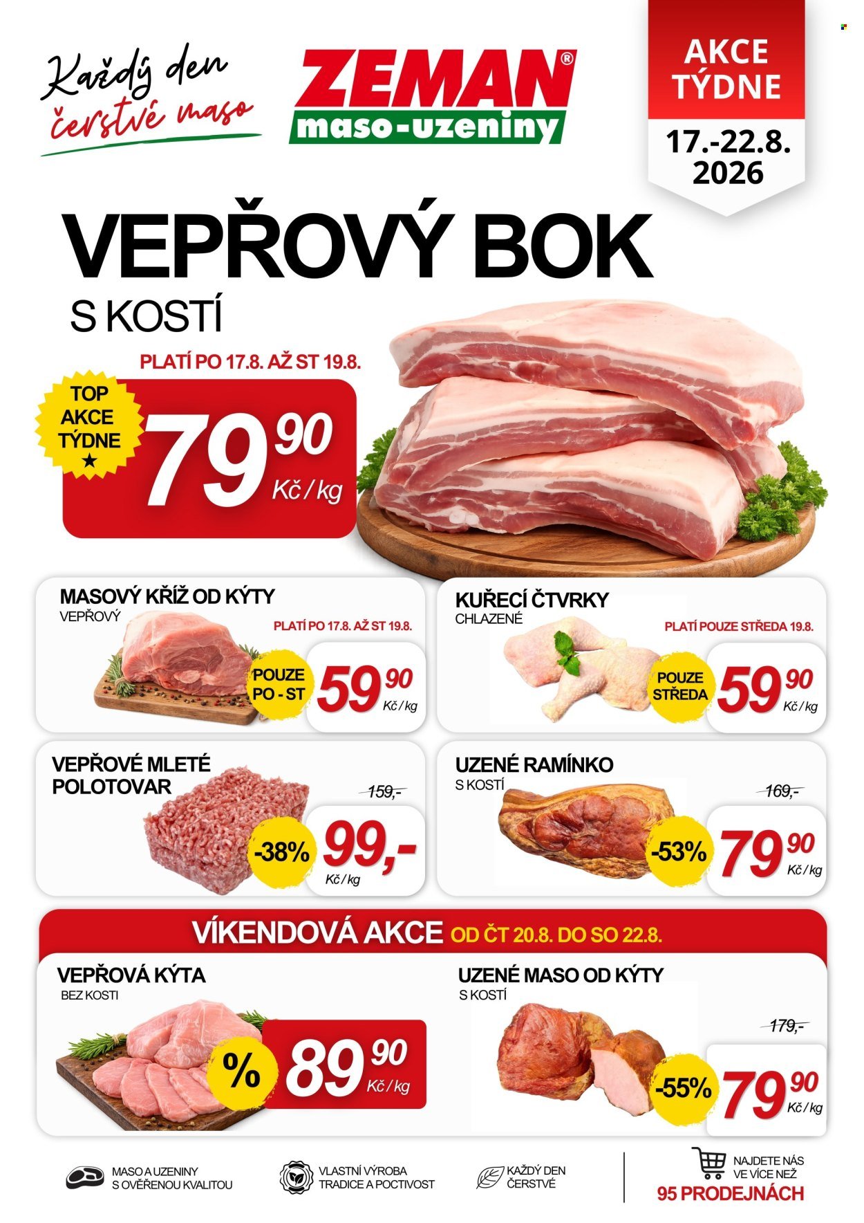 ZEMAN MASO-UZENINY leták - Od pondělí 17.8.2026