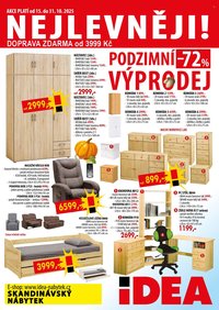 IDEA NÁBYTEK leták - Od středy 15.10.2025 (2025-10-15 - 2025-10-31)