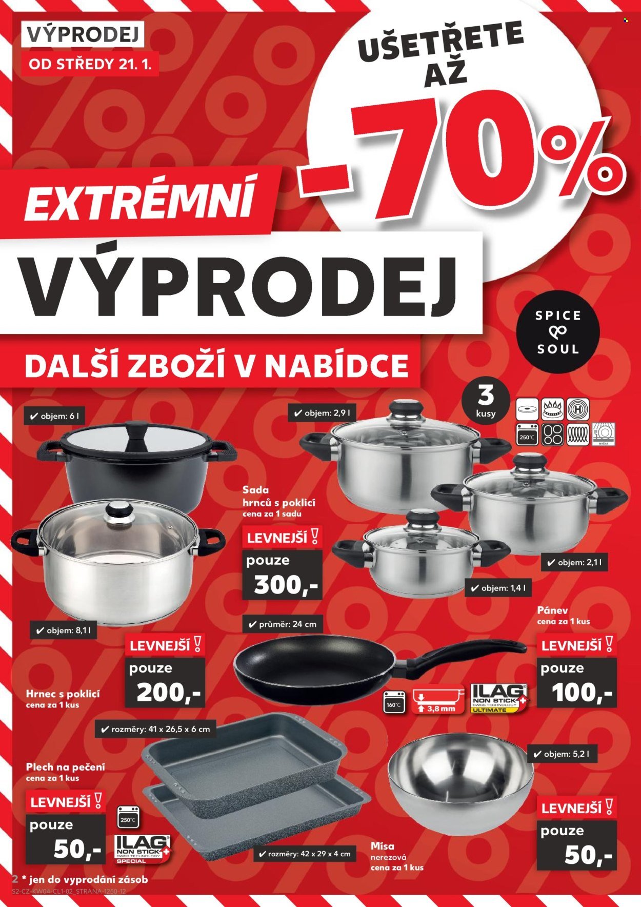 KAUFLAND leták - Extrémní výprodej vybraného spotřebního zboží (2026-01-21 - 2026-01-27)