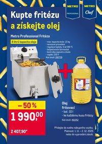MAKRO leták - Kupte fritézu a získejte olej (2025-11-01 - 2025-12-02)