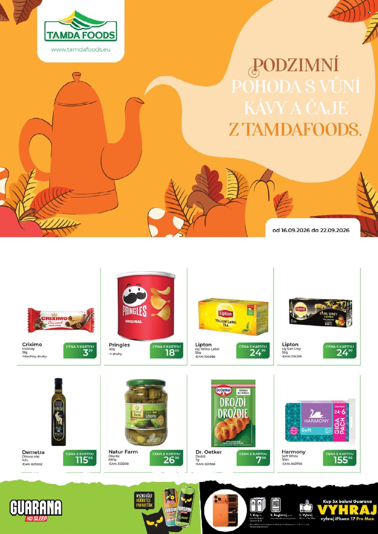 TAMDA FOODS leták - Od středy 16.9.2026