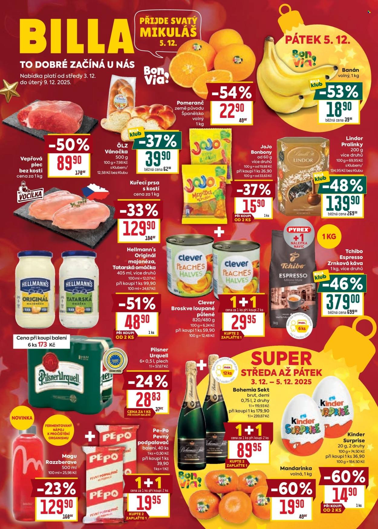 BILLA leták - Velký leták (2025-12-03 - 2025-12-09)
