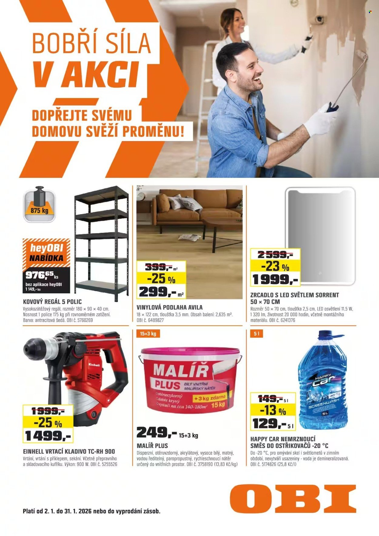 OBI leták - Bobří síla v akci (2026-01-02 - 2026-01-31)