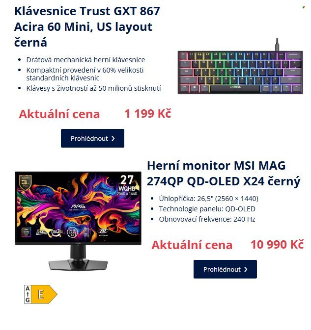 DATART leták - Zacíleno na hráče (2026-04-27 - 2026-04-30)