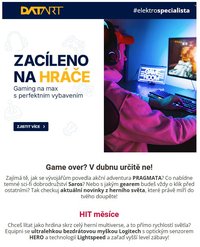 DATART leták - Zacíleno na hráče (2026-04-27 - 2026-04-30)