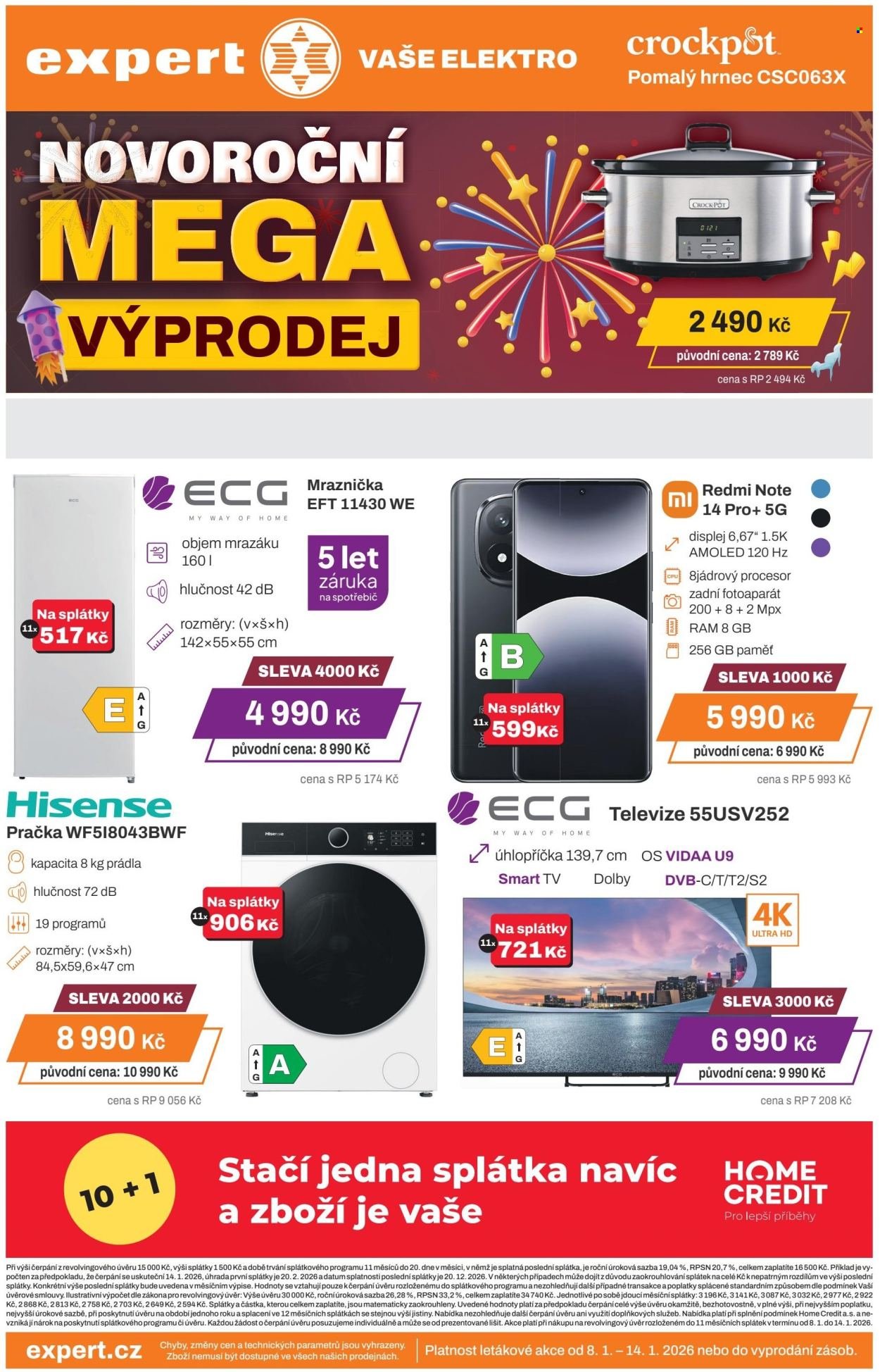 EXPERT leták - Od čtvrtka 8.1.2026 (2026-01-08 - 2026-01-14)