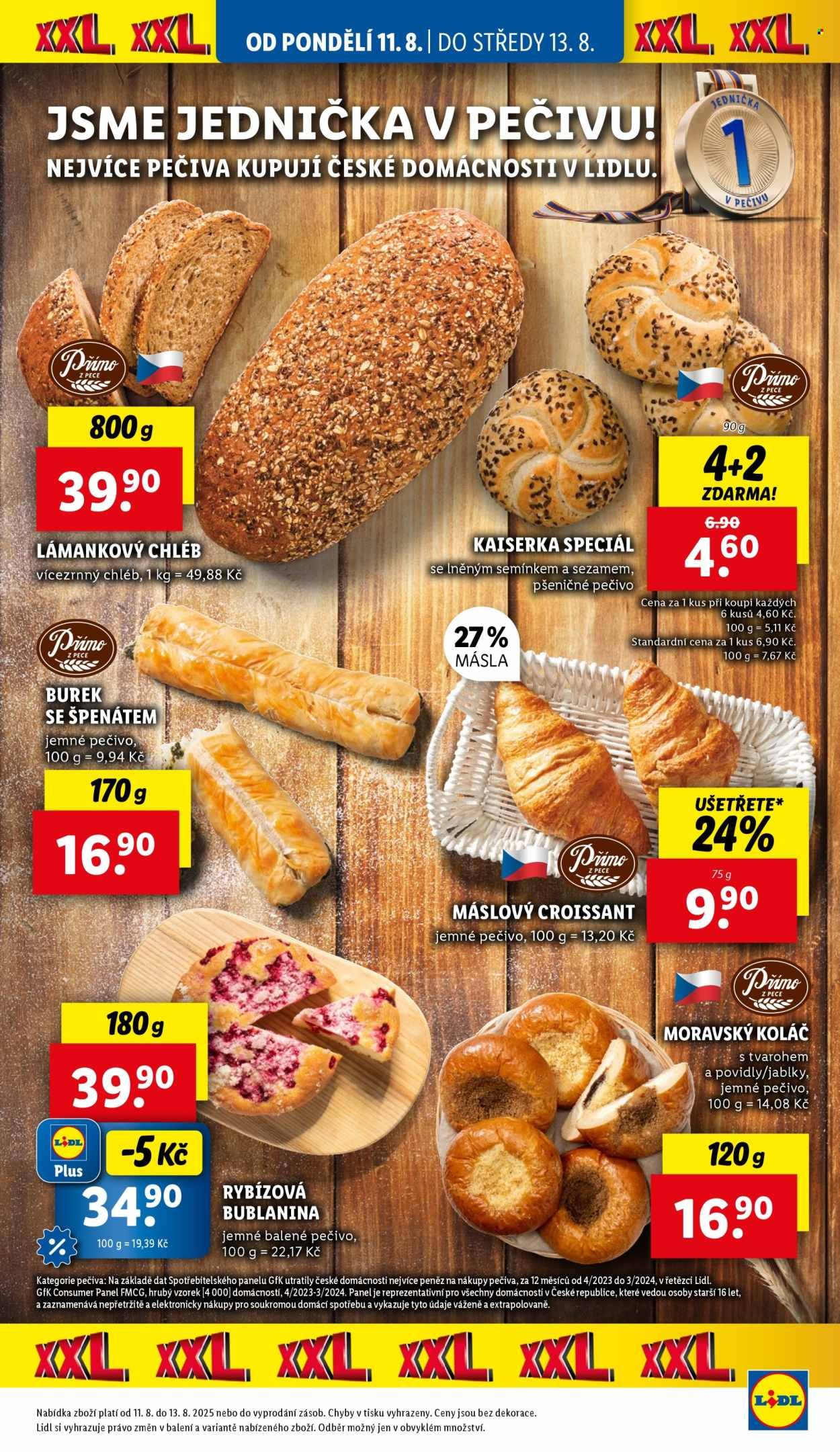 LIDL leták - Od pondělí 11.8.2025 (2025-08-11 - 2025-08-13)