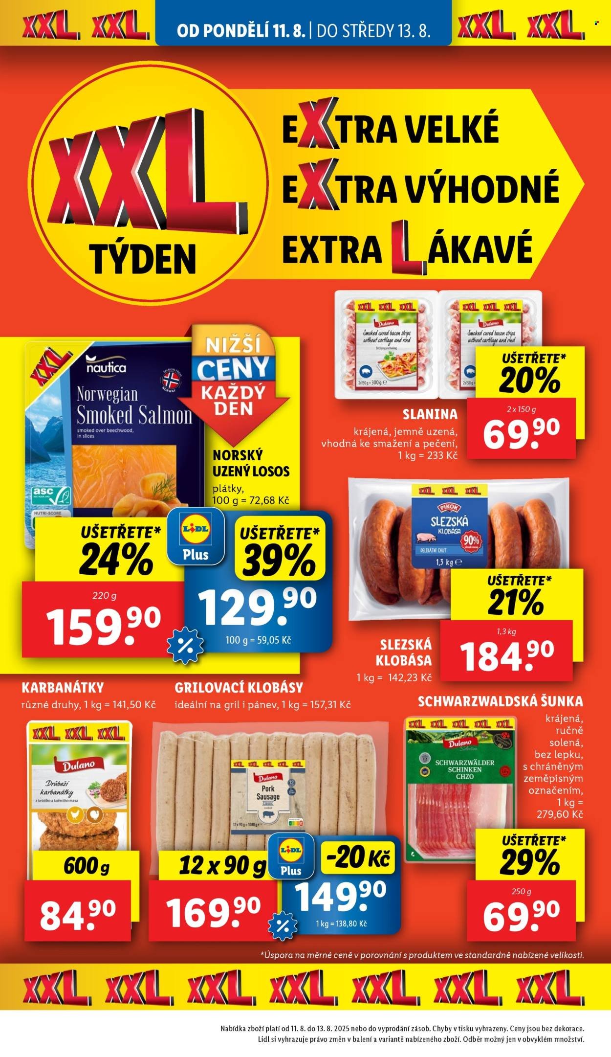 LIDL leták - Od pondělí 11.8.2025 (2025-08-11 - 2025-08-13)