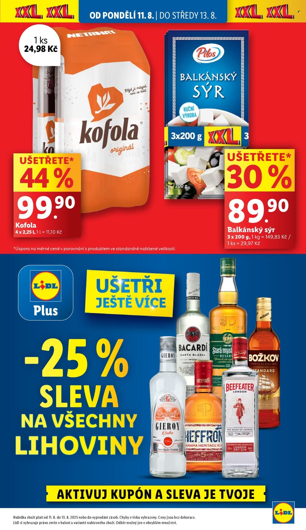 LIDL leták - Od pondělí 11.8.2025 (2025-08-11 - 2025-08-13)