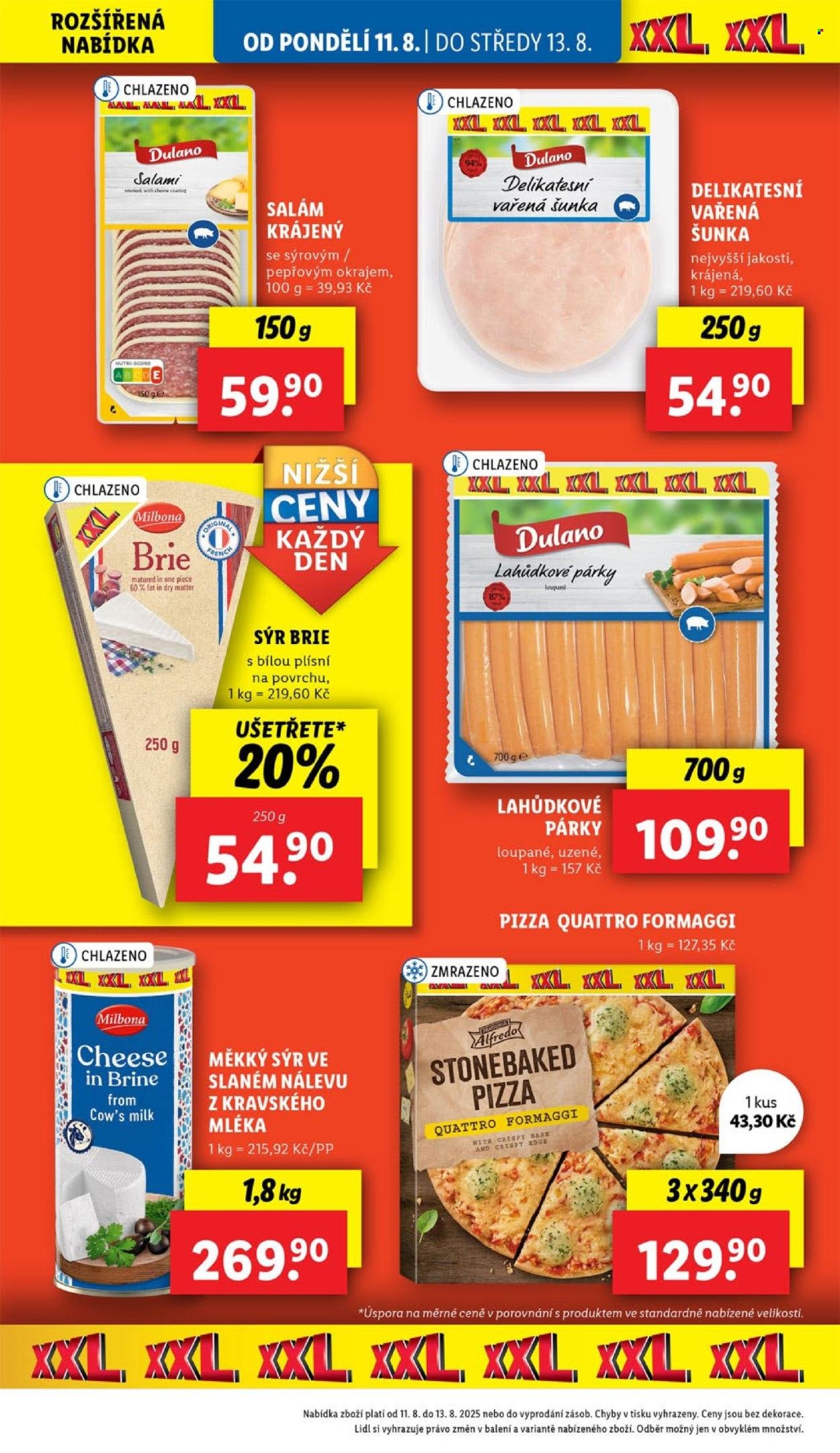 LIDL leták - Od pondělí 11.8.2025 (2025-08-11 - 2025-08-13)