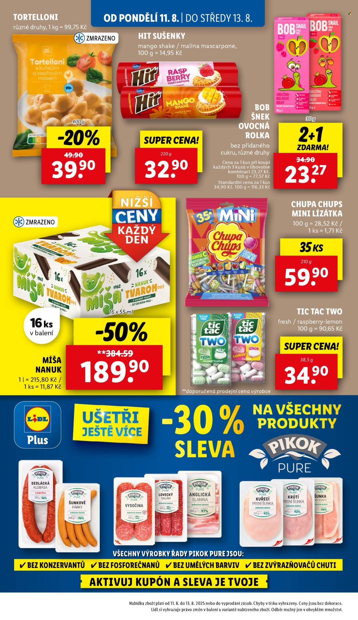 LIDL leták - Od pondělí 11.8.2025 (2025-08-11 - 2025-08-13)