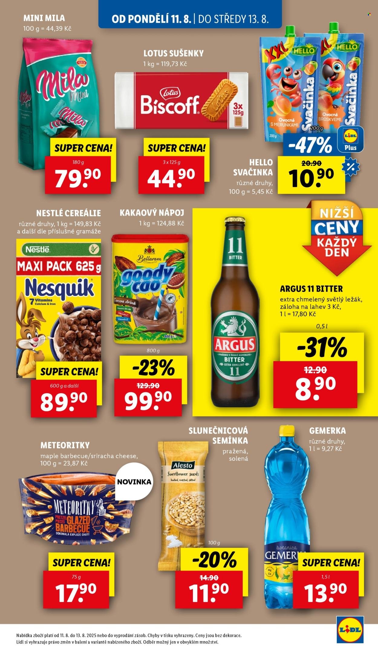 LIDL leták - Od pondělí 11.8.2025 (2025-08-11 - 2025-08-13)