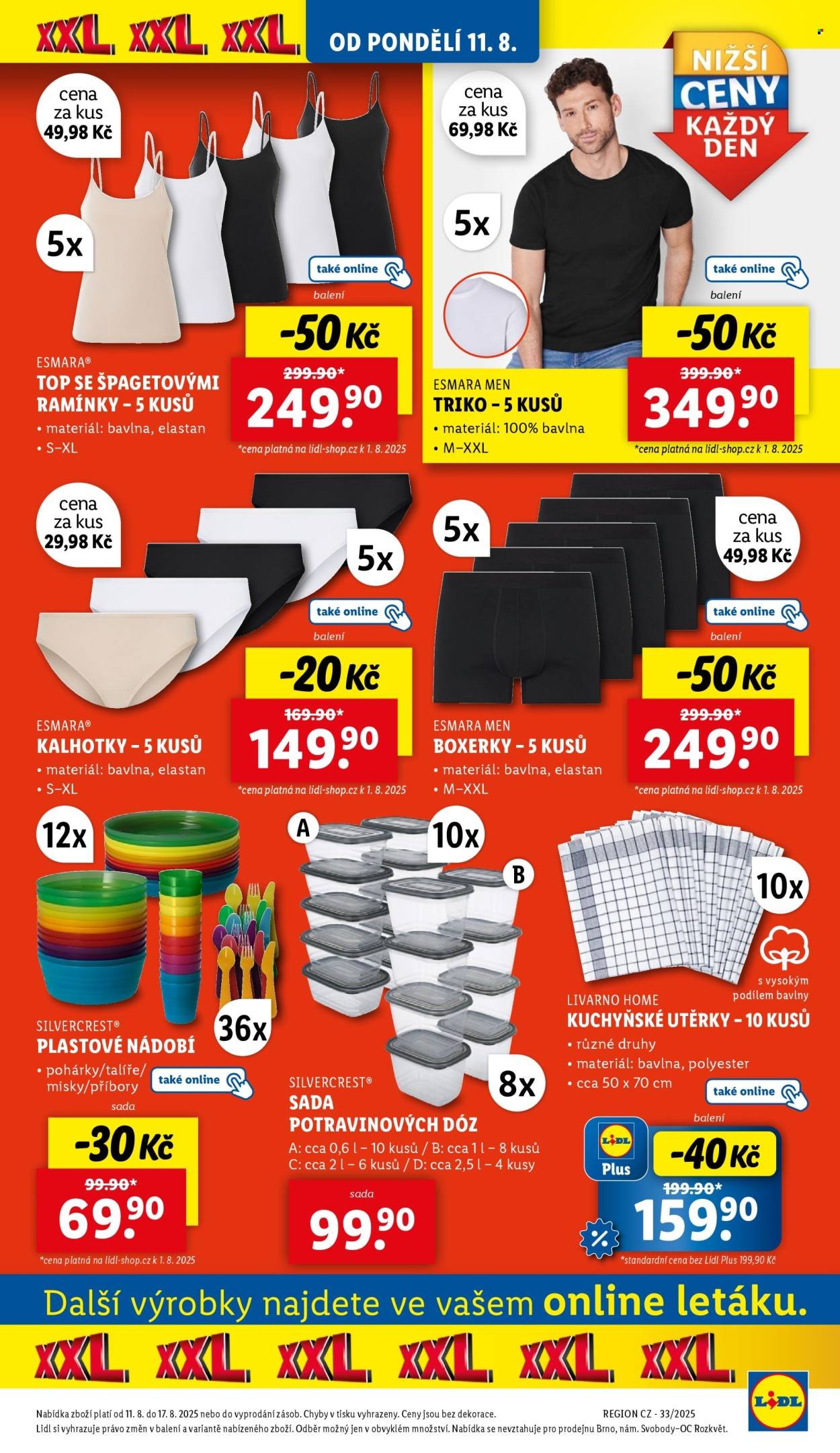LIDL leták - Od pondělí 11.8.2025 (2025-08-11 - 2025-08-13)