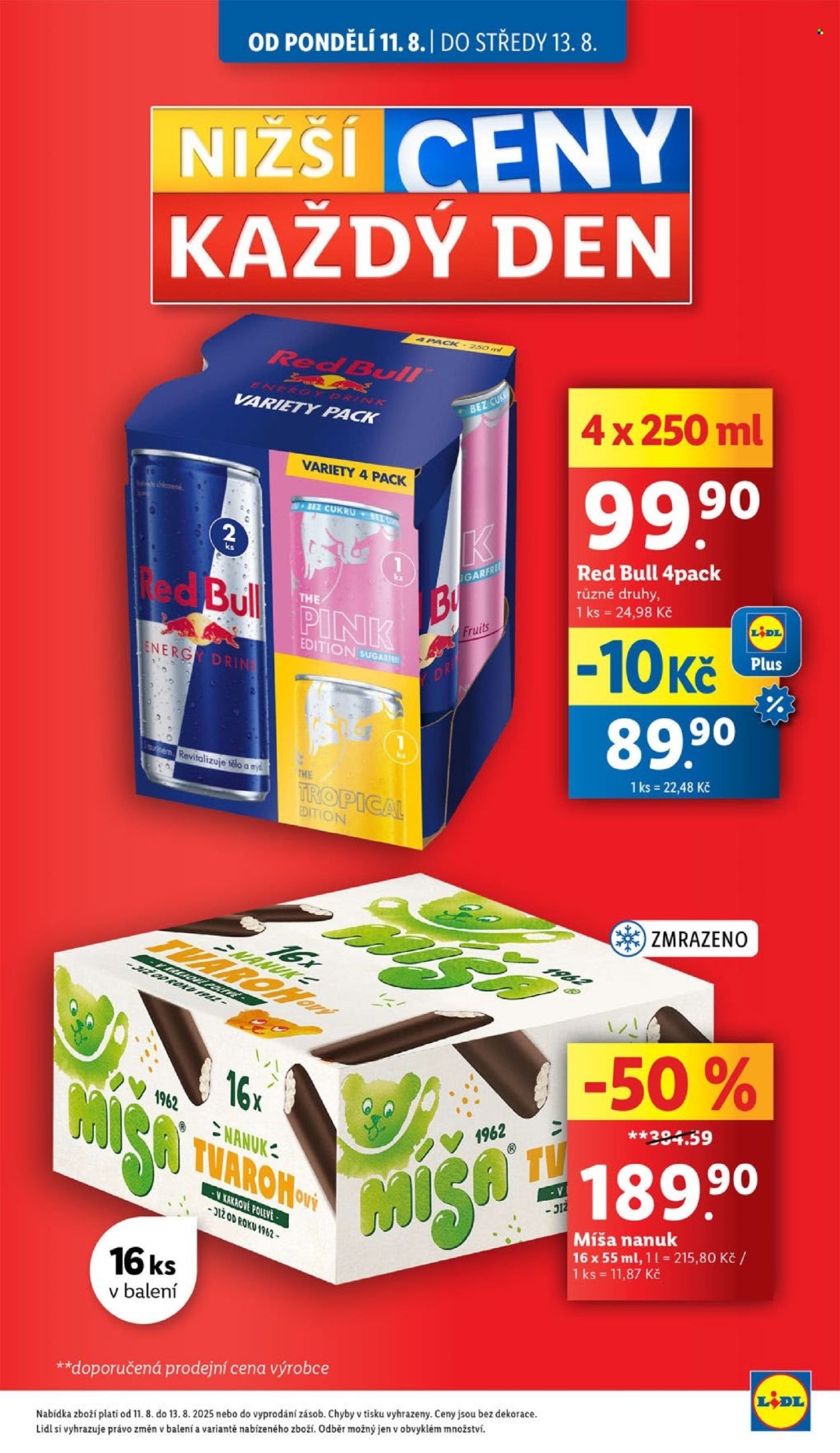 LIDL leták - Od pondělí 11.8.2025 (2025-08-11 - 2025-08-13)