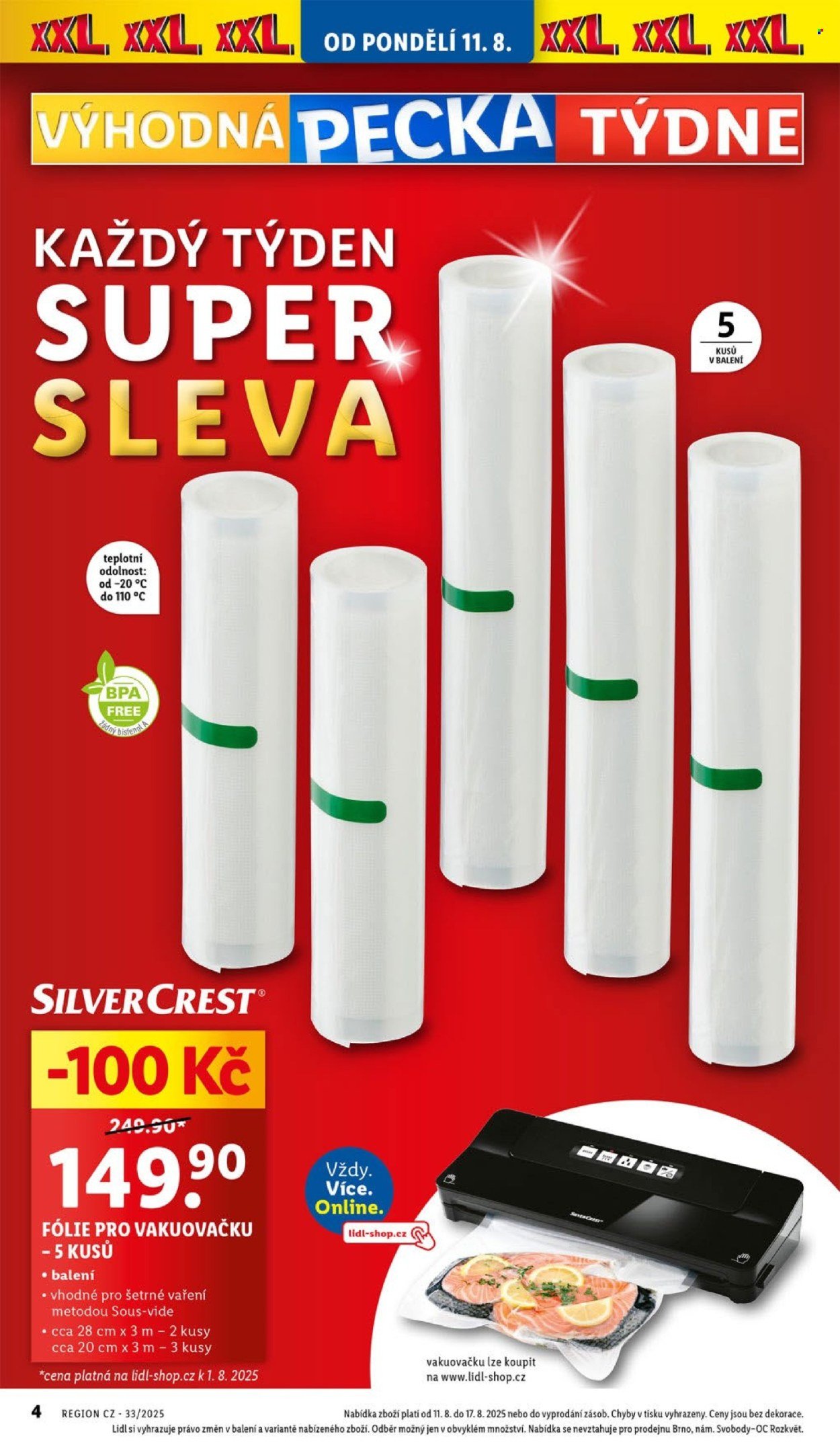LIDL leták - Od pondělí 11.8.2025 (2025-08-11 - 2025-08-13)