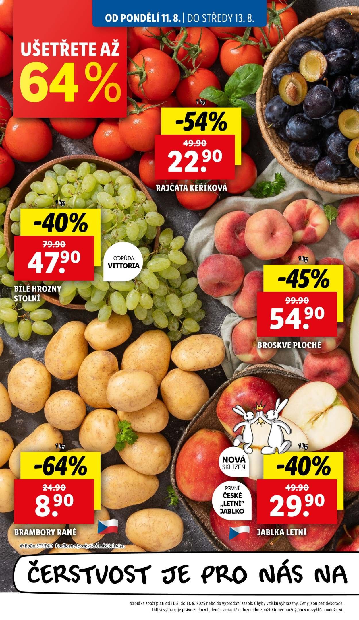 LIDL leták - Od pondělí 11.8.2025 (2025-08-11 - 2025-08-13)