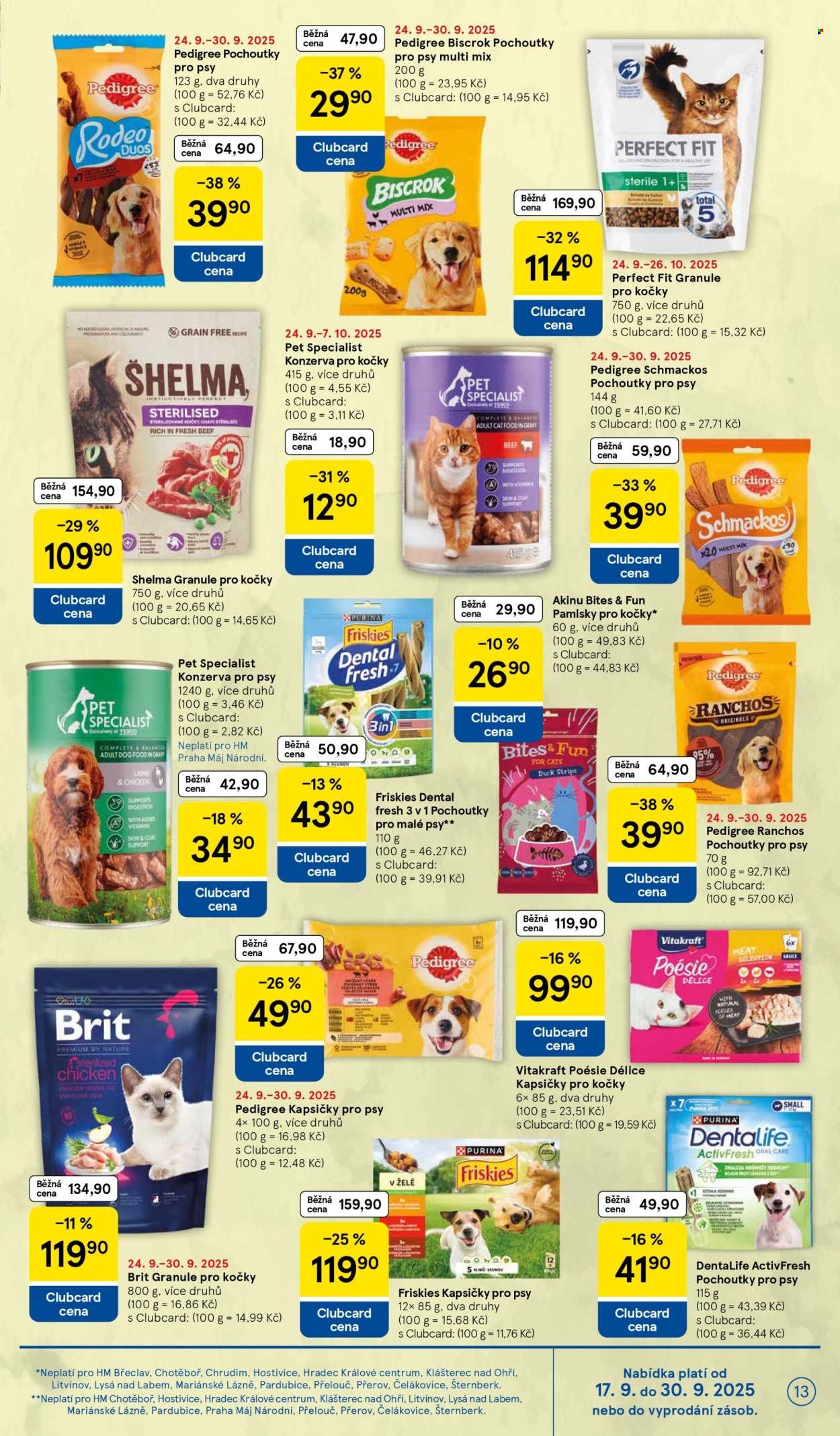 TESCO leták - Clubcard šetří peníze. (2025-09-24 - 2025-09-30)