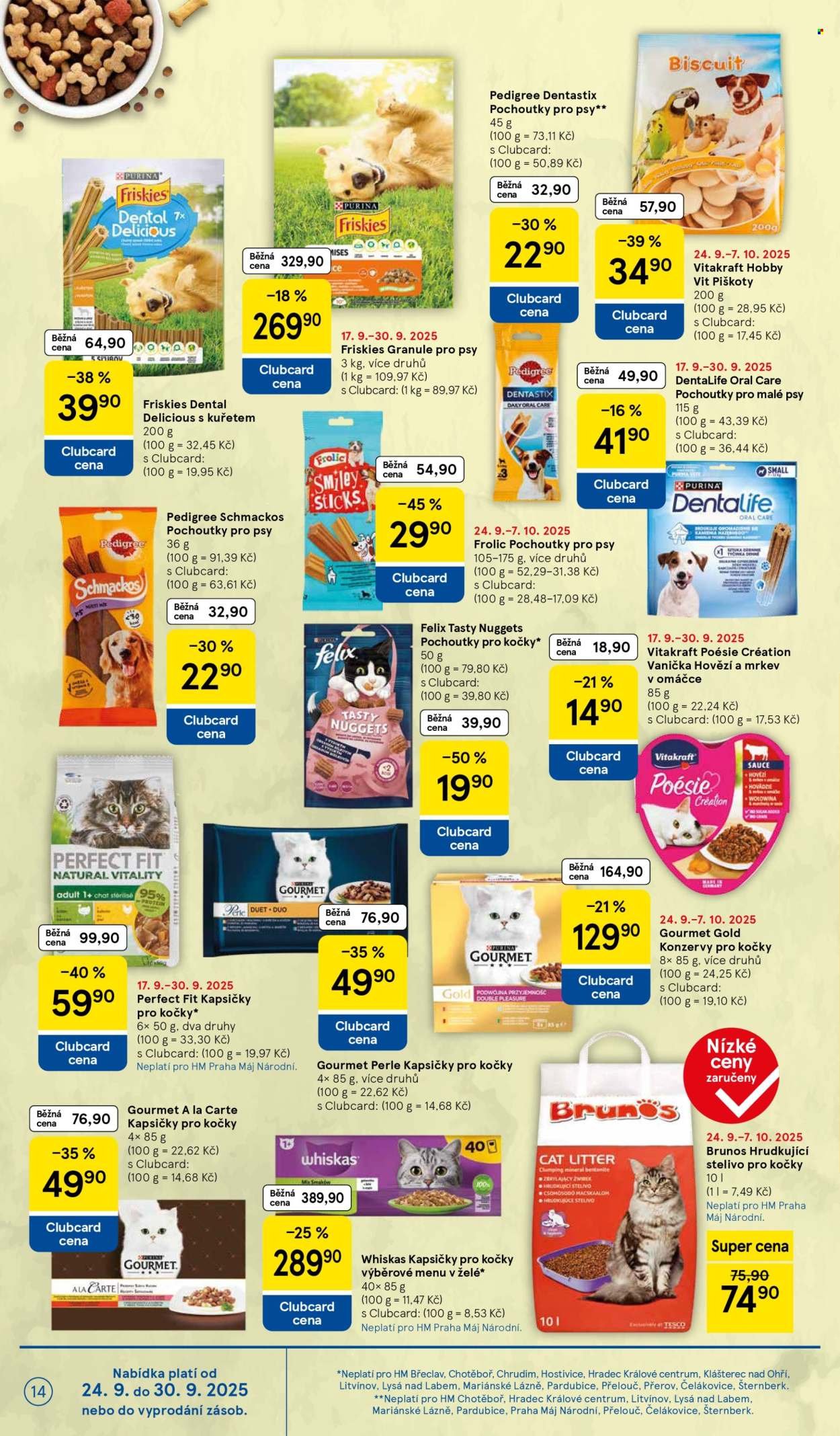 TESCO leták - Clubcard šetří peníze. (2025-09-24 - 2025-09-30)