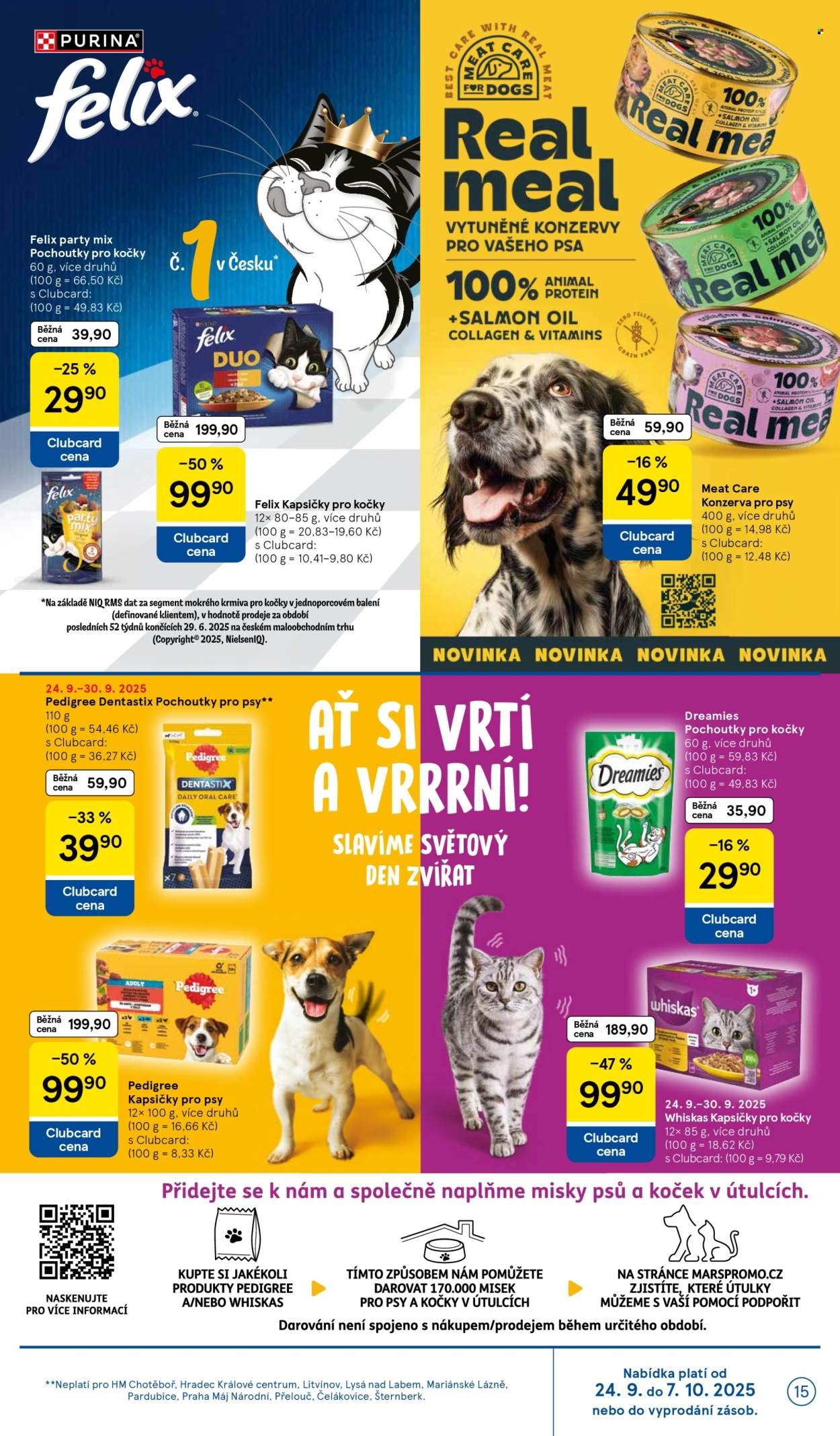 TESCO leták - Clubcard šetří peníze. (2025-09-24 - 2025-09-30)