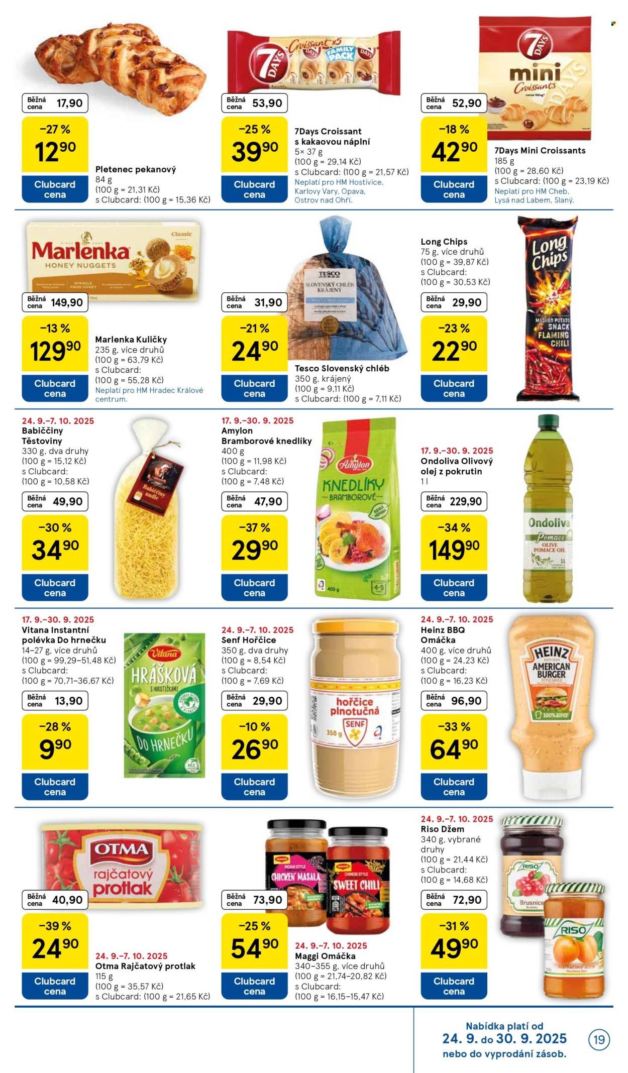 TESCO leták - Clubcard šetří peníze. (2025-09-24 - 2025-09-30)