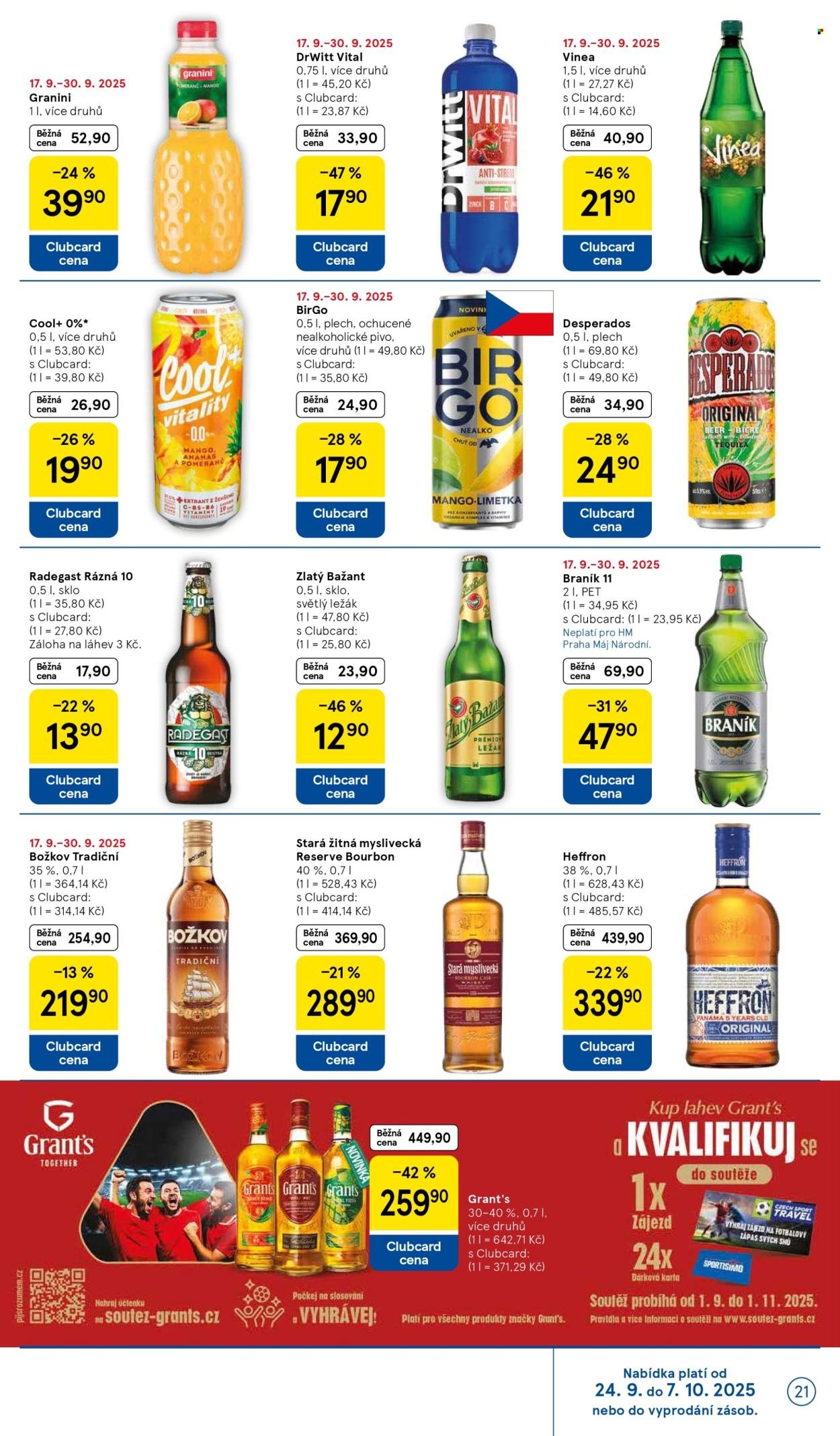 TESCO leták - Clubcard šetří peníze. (2025-09-24 - 2025-09-30)
