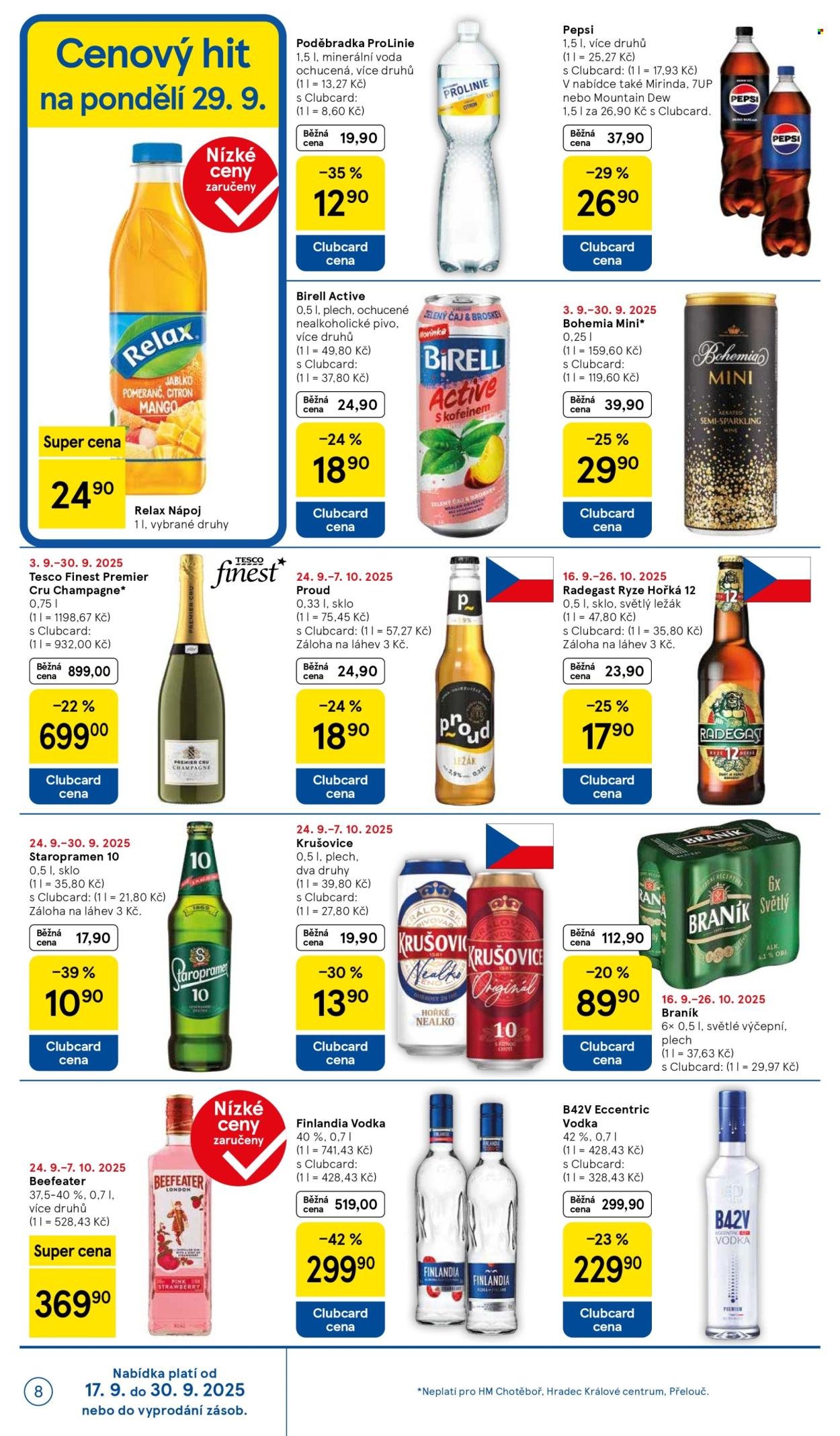 TESCO leták - Clubcard šetří peníze. (2025-09-24 - 2025-09-30)