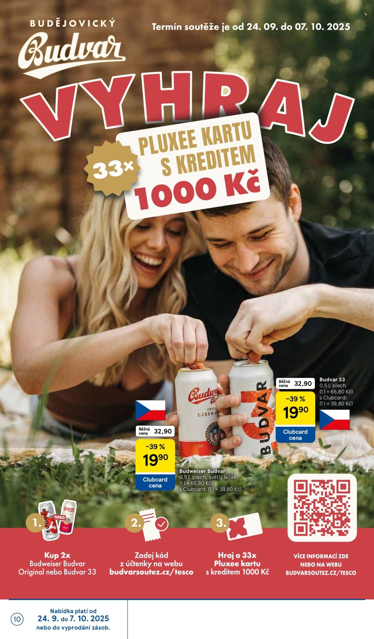 TESCO leták - Clubcard šetří peníze. (2025-09-24 - 2025-09-30)