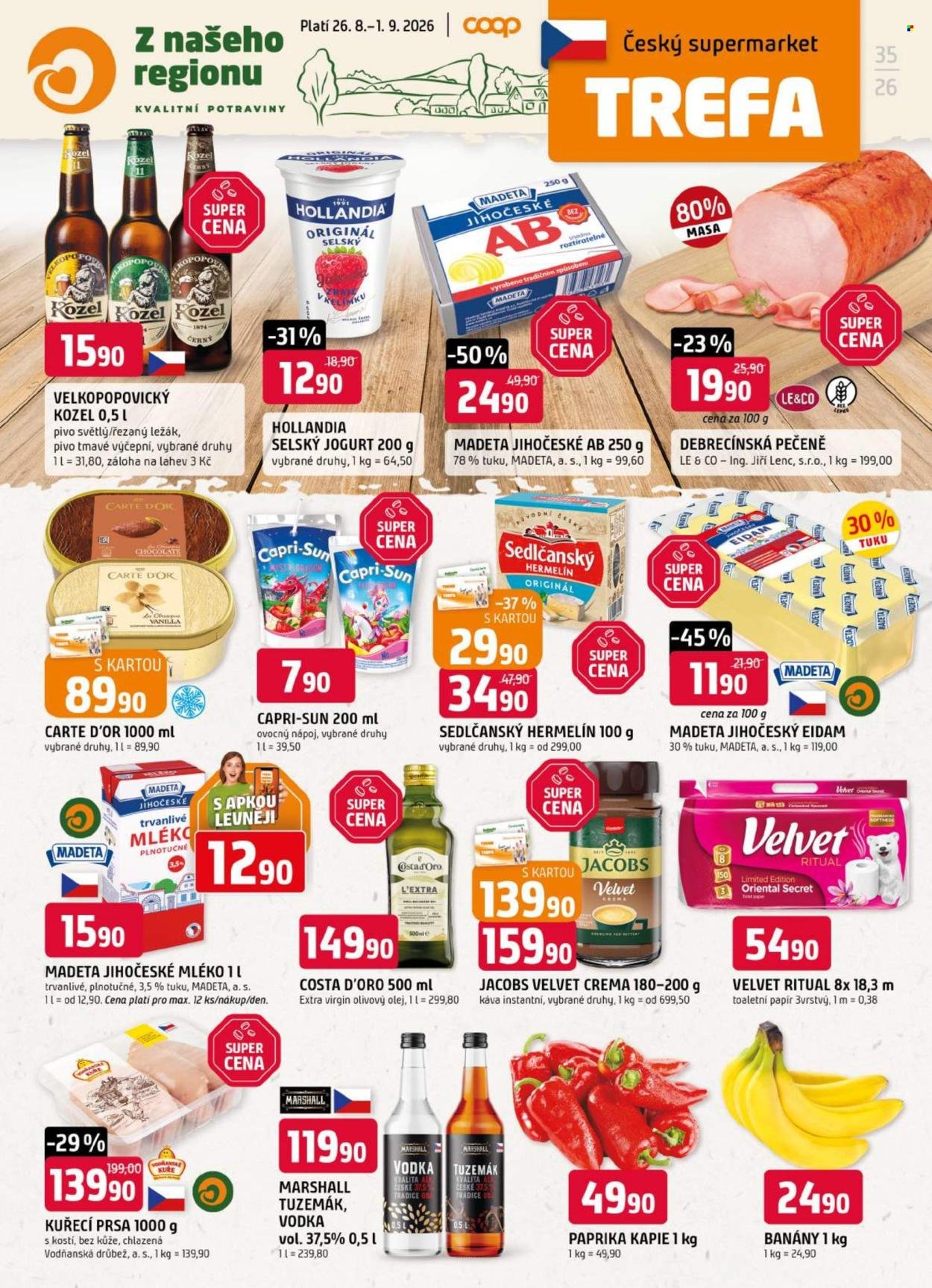 TREFA COOP leták - Od středy 26.8.2026