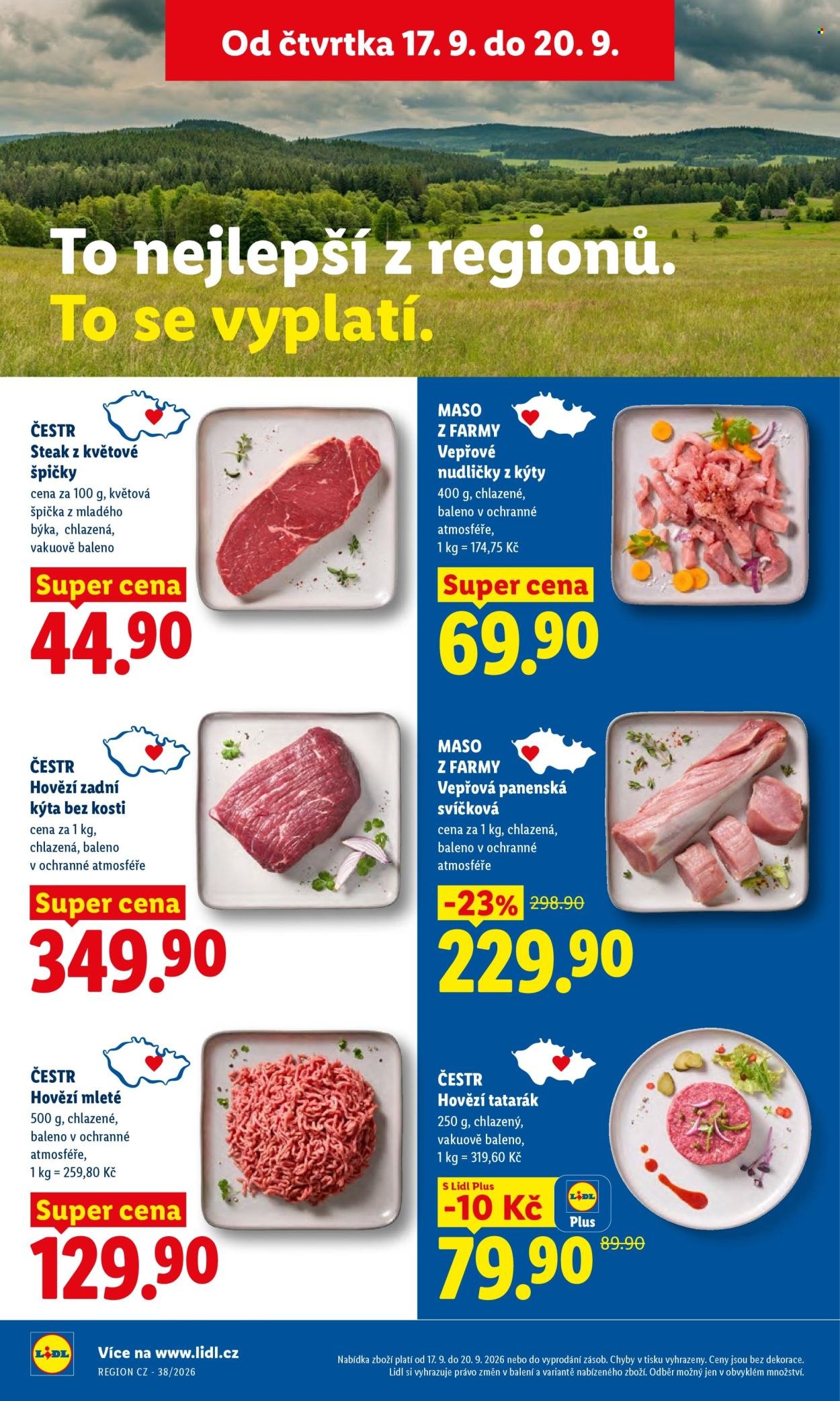 LIDL leták - Od čtvrtka 17.9.2026