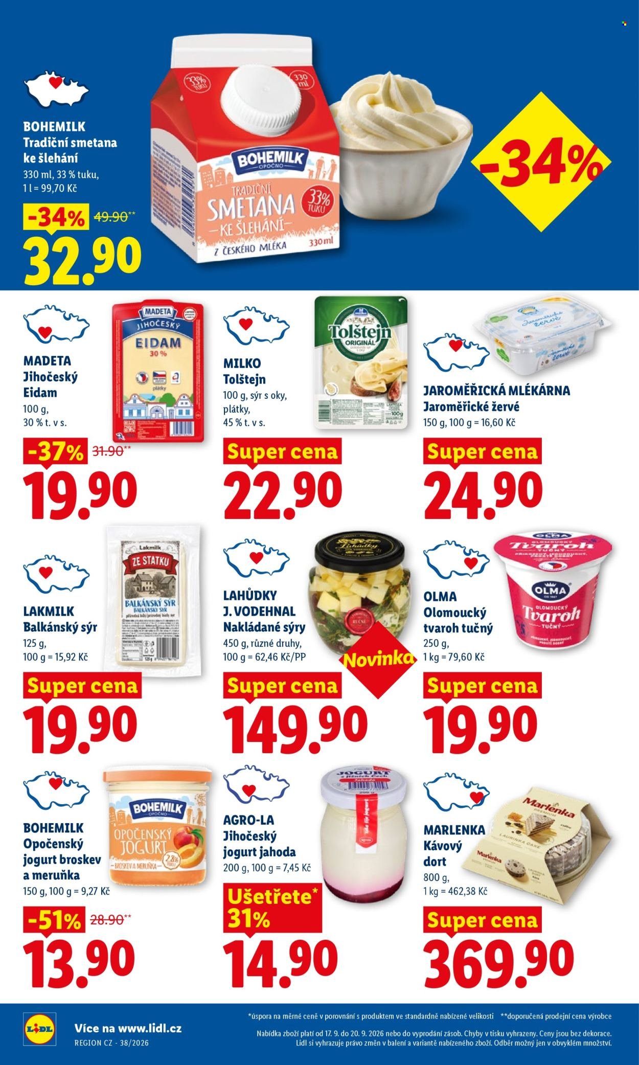 LIDL leták - Od čtvrtka 17.9.2026