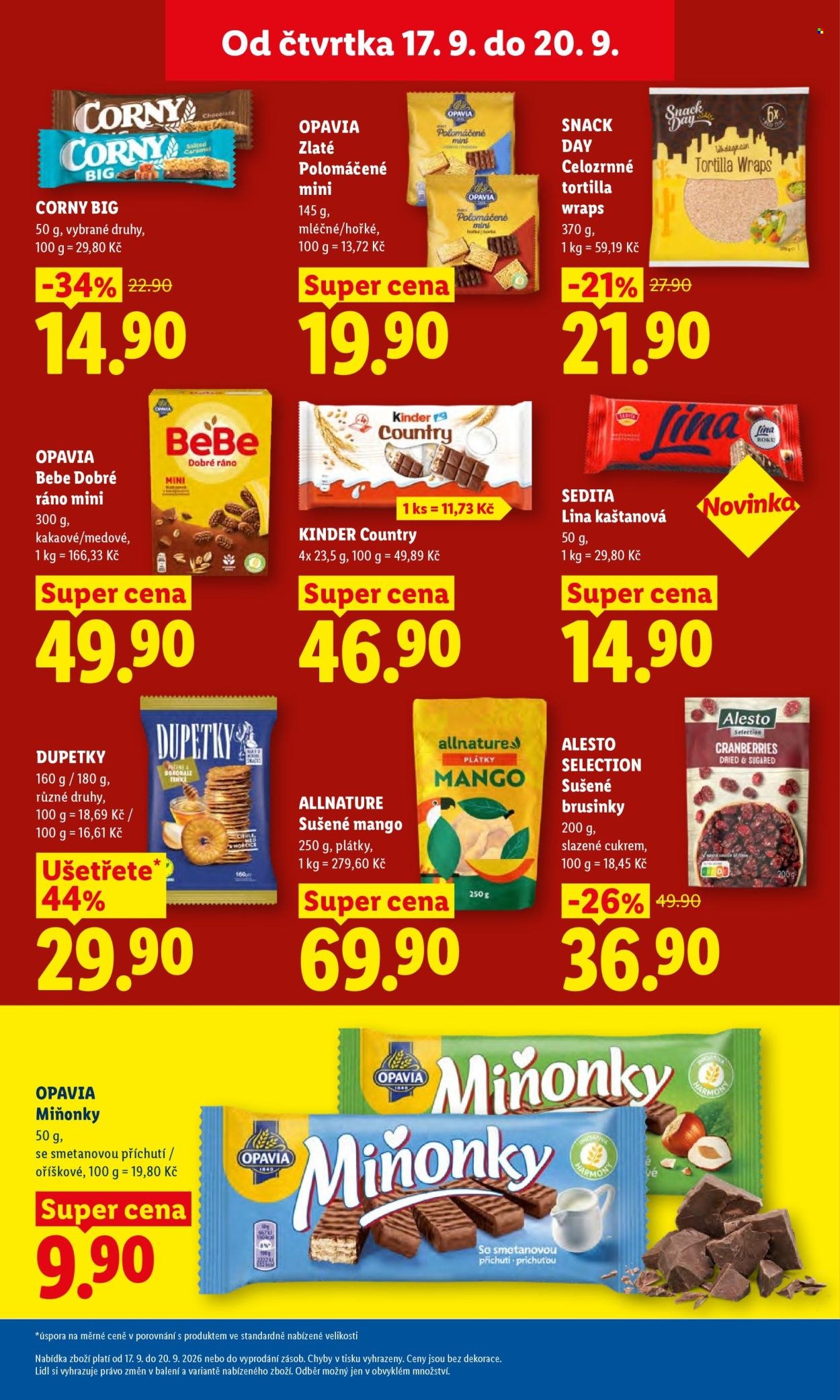 LIDL leták - Od čtvrtka 17.9.2026