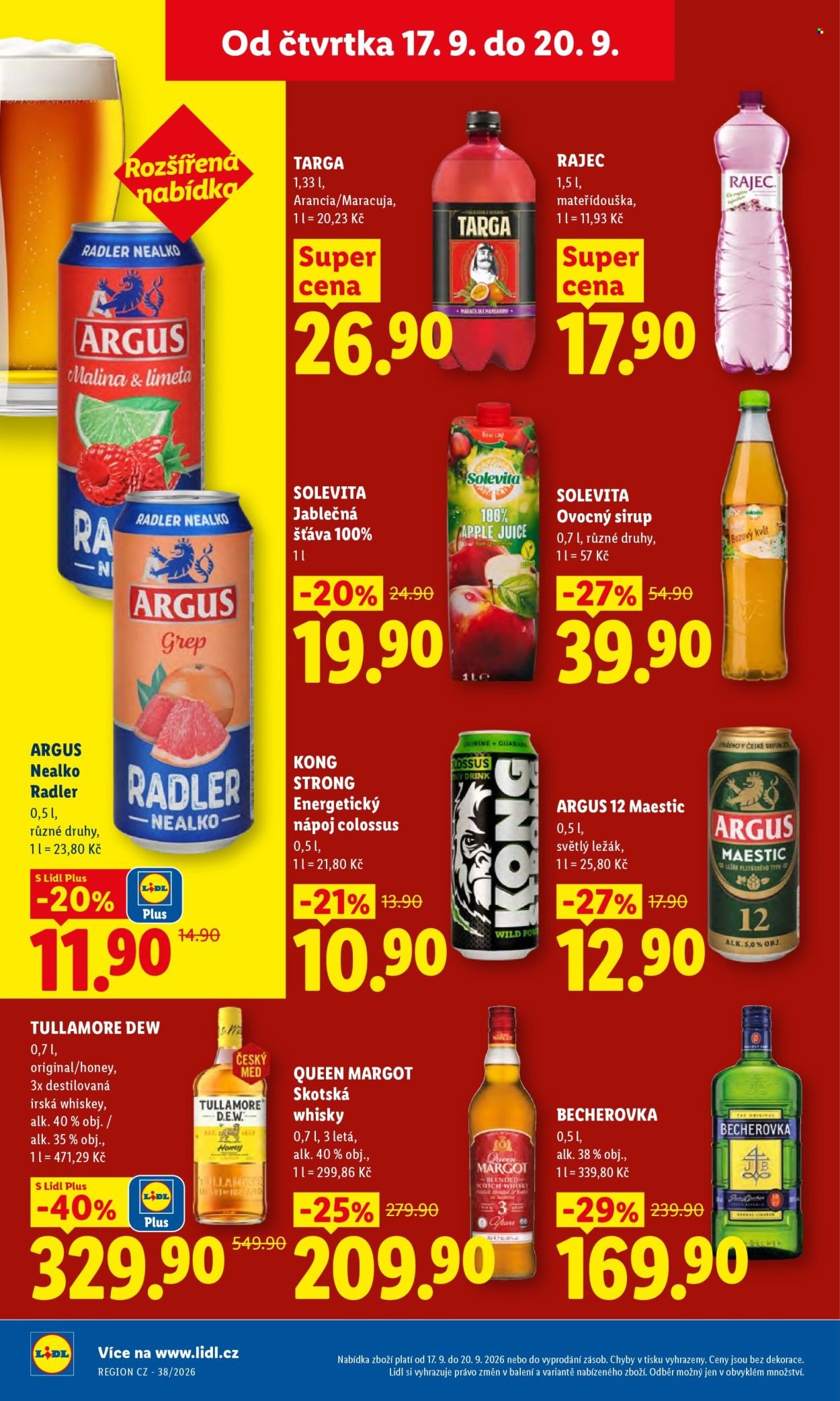LIDL leták - Od čtvrtka 17.9.2026