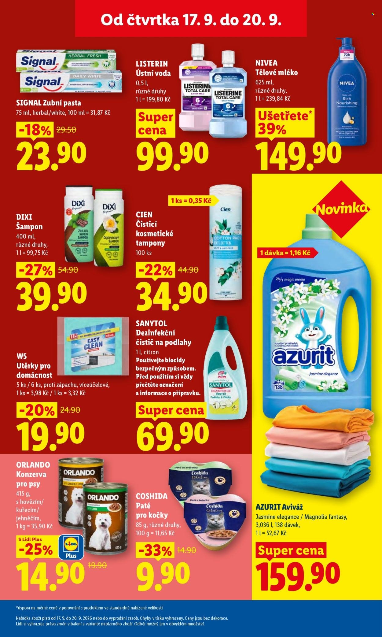 LIDL leták - Od čtvrtka 17.9.2026