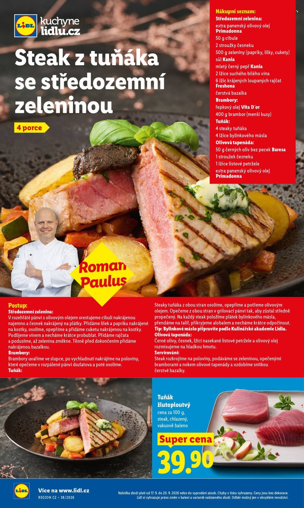 LIDL leták - Od čtvrtka 17.9.2026