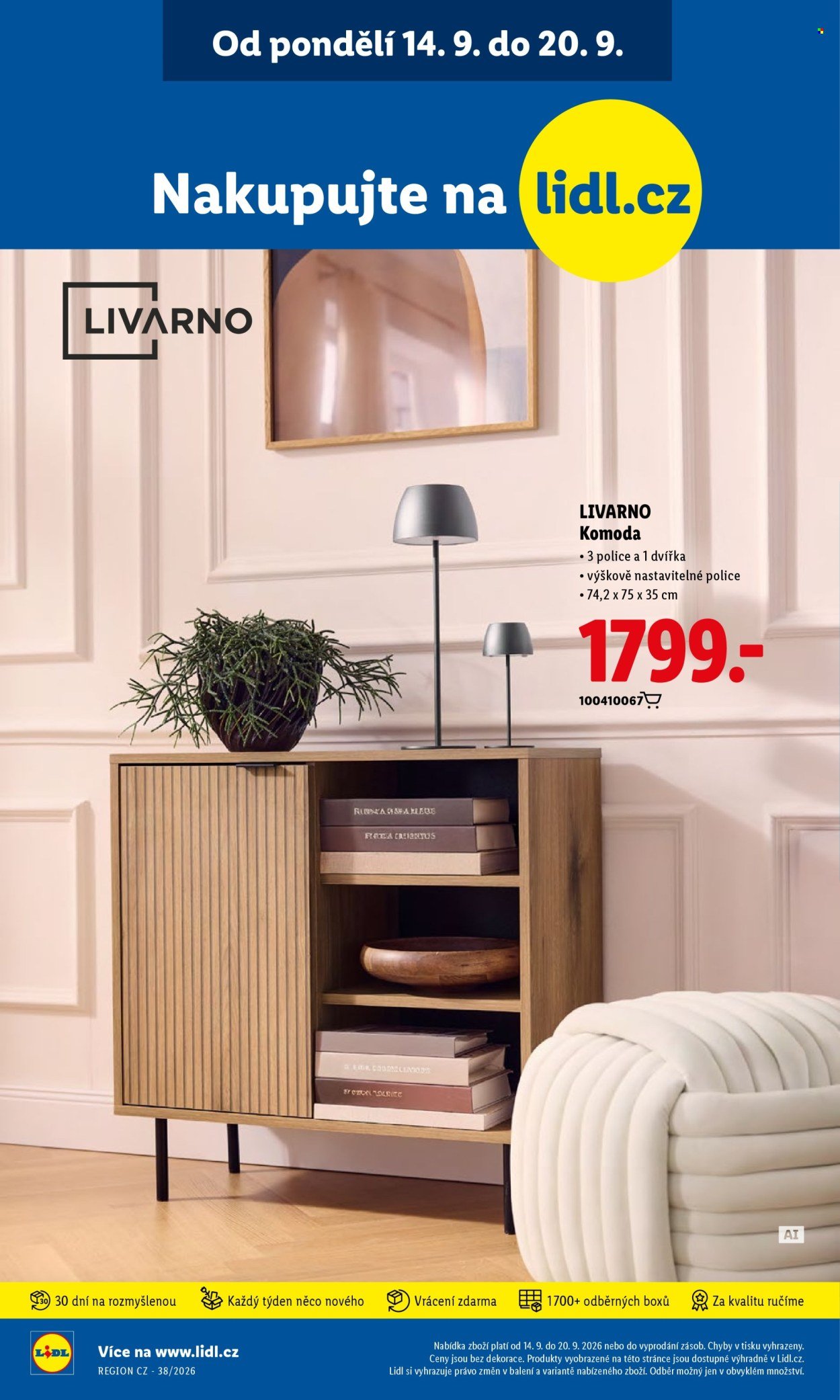 LIDL leták - Od čtvrtka 17.9.2026