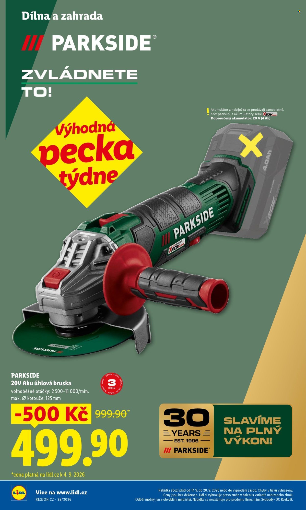 LIDL leták - Od čtvrtka 17.9.2026