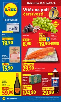 LIDL leták - Od čtvrtka 17.9.2026