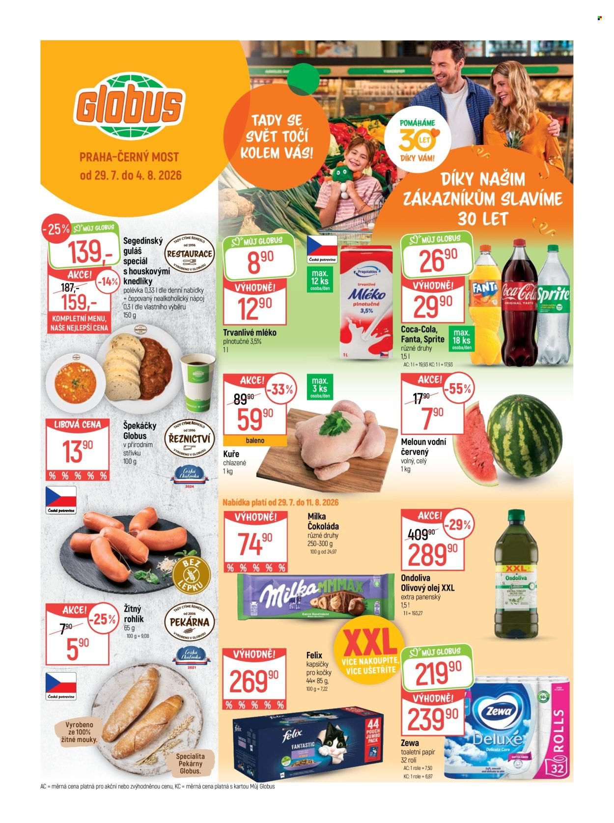 GLOBUS leták - Od středy 29.7.2026
