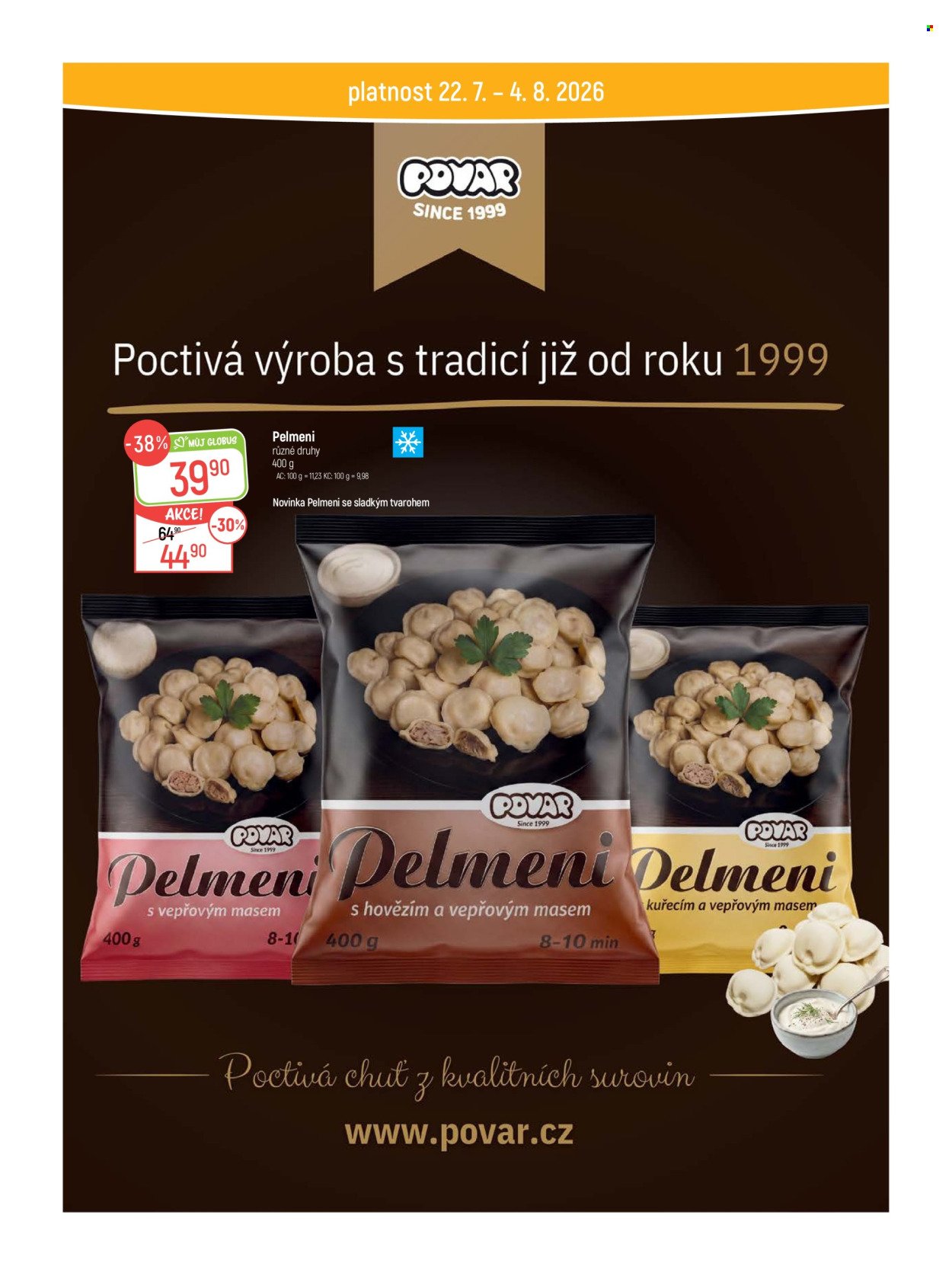 GLOBUS leták - Od středy 29.7.2026