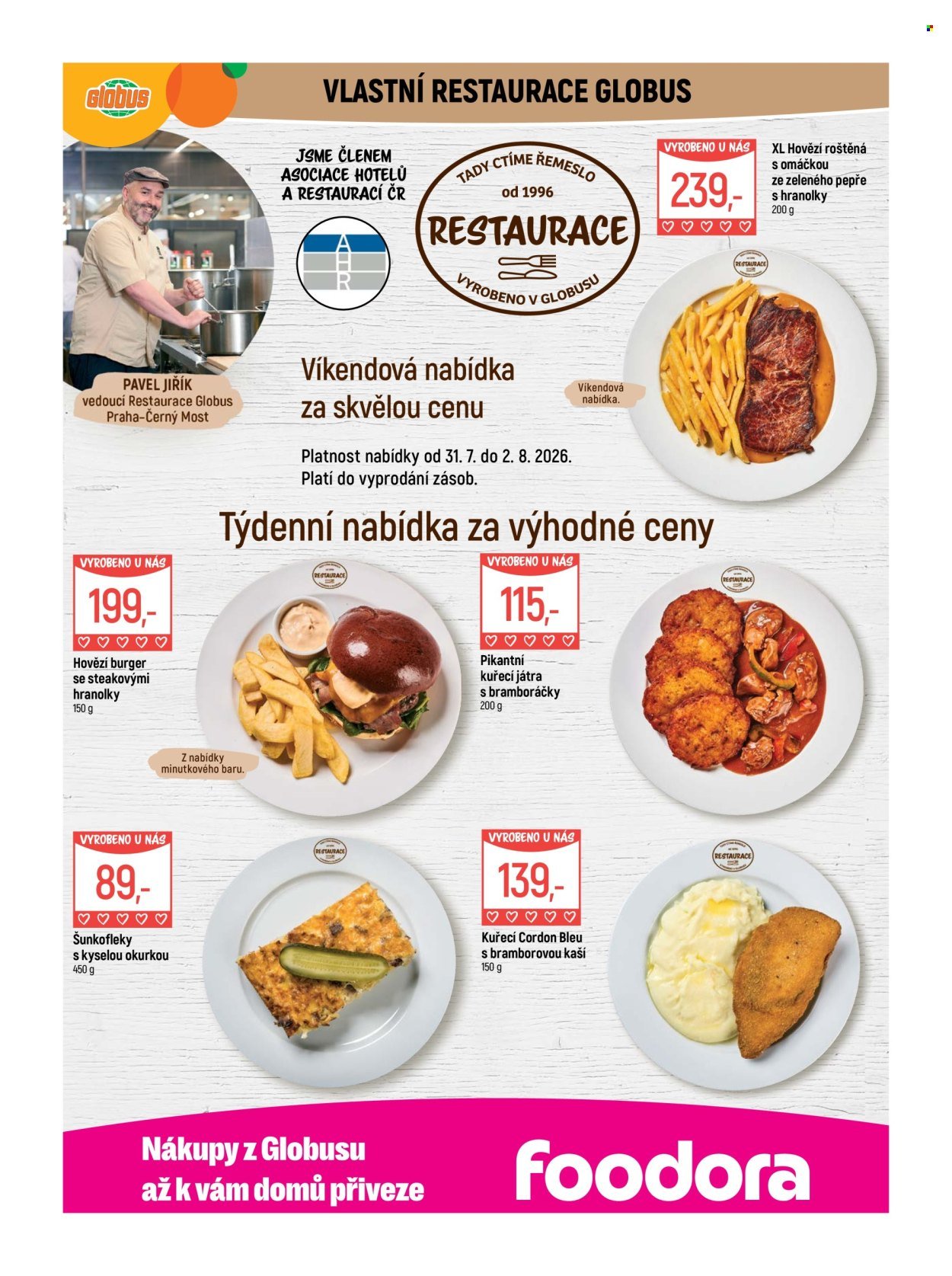 GLOBUS leták - Od středy 29.7.2026