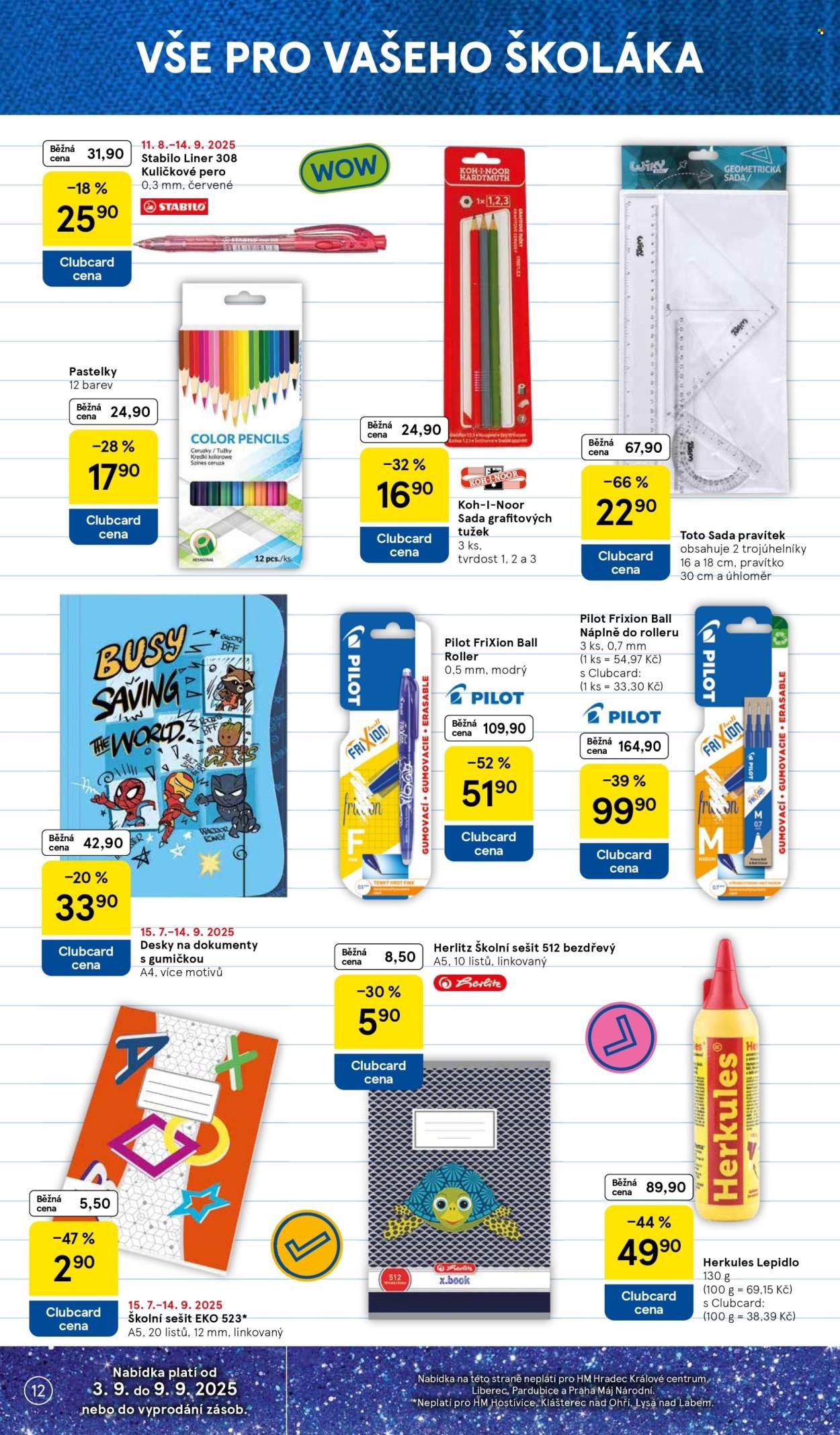 TESCO leták - 15 let s Clubcard (2025-09-03 - 2025-09-09)