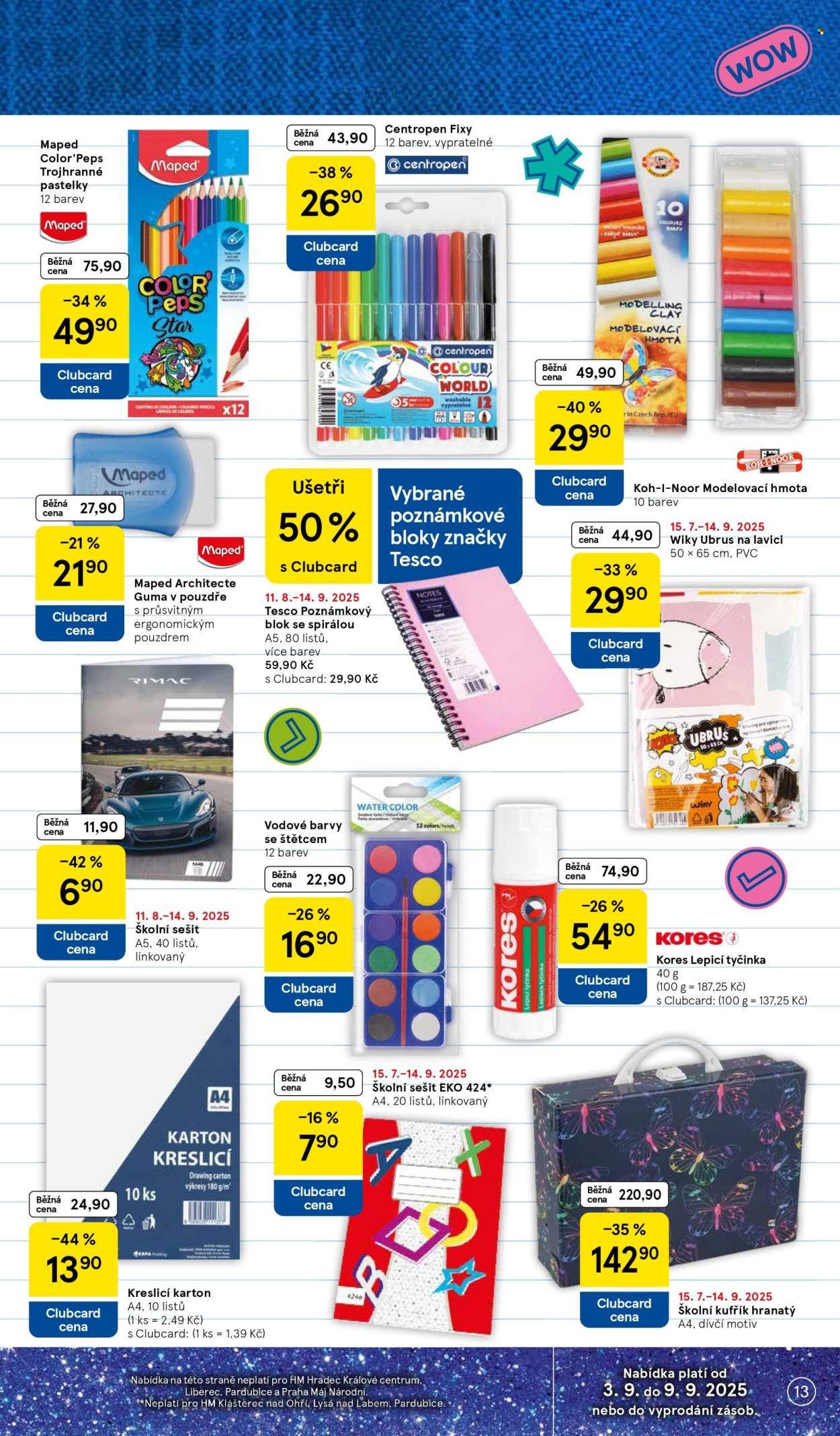 TESCO leták - 15 let s Clubcard (2025-09-03 - 2025-09-09)
