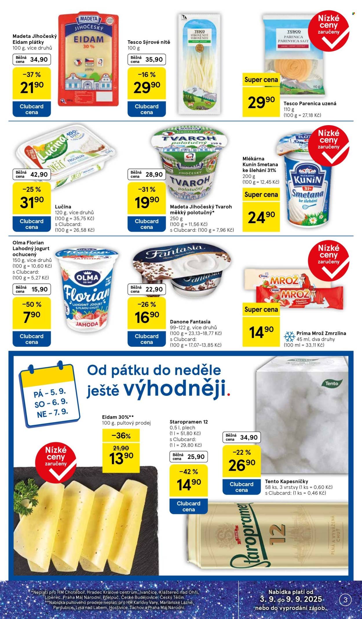 TESCO leták - 15 let s Clubcard (2025-09-03 - 2025-09-09)