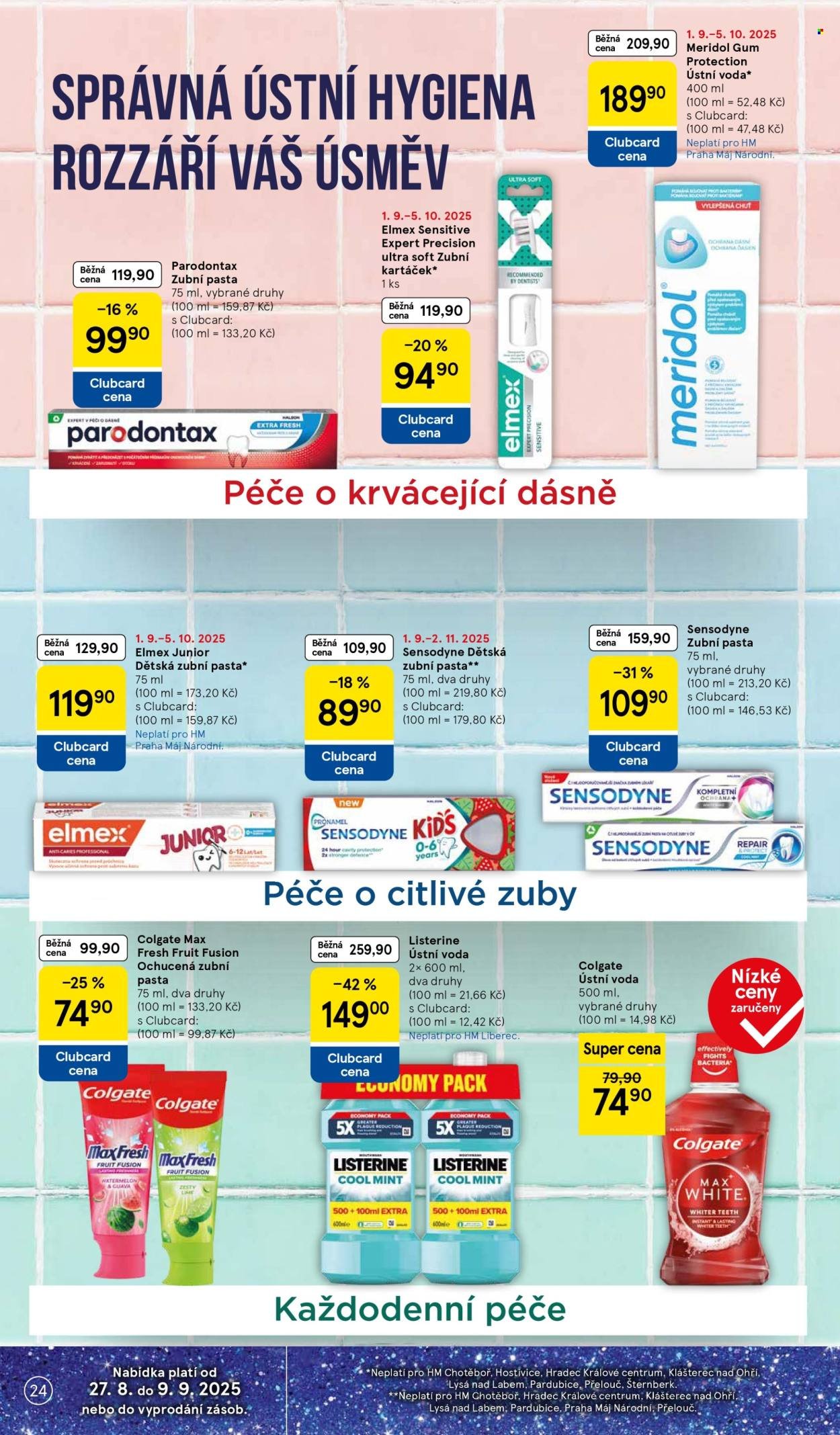 TESCO leták - 15 let s Clubcard (2025-09-03 - 2025-09-09)